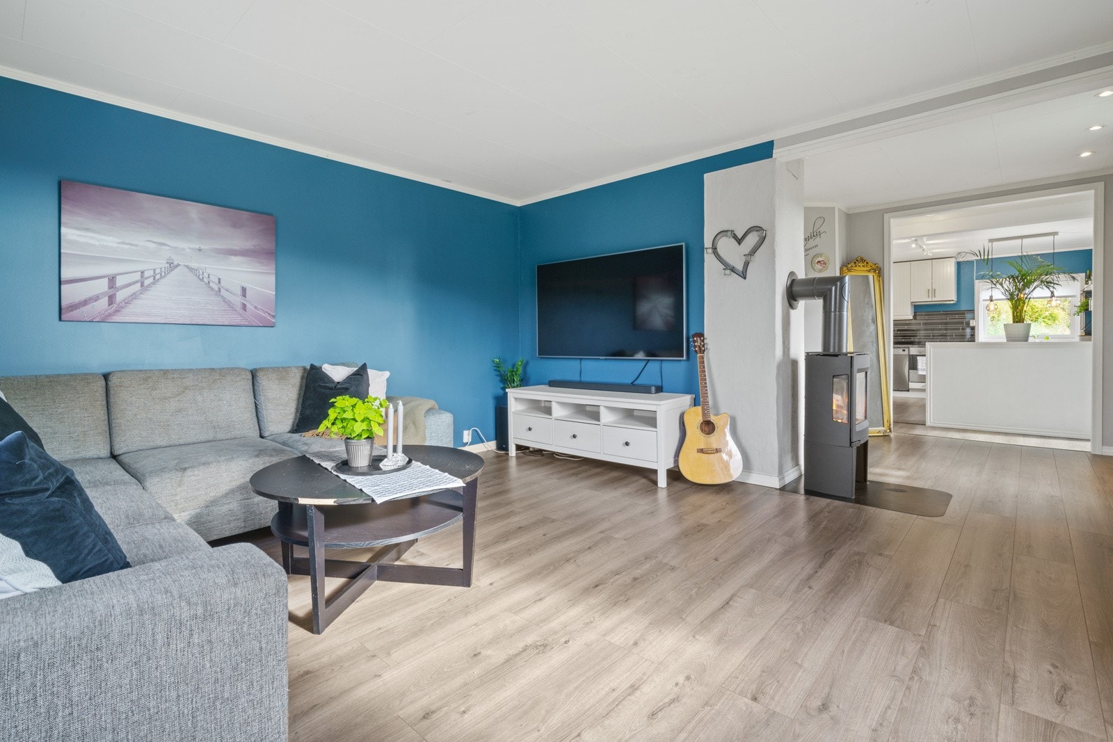 Lys og trivelig stue Galleribilde