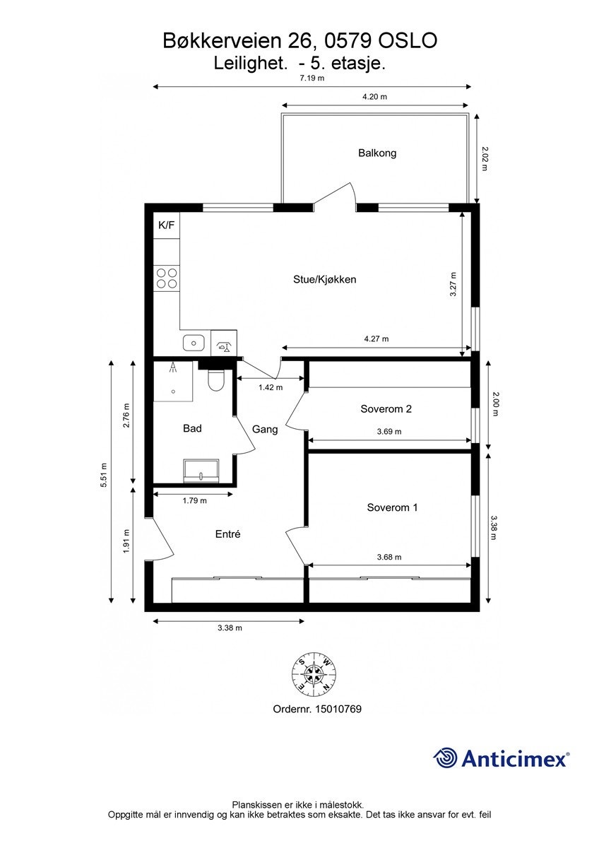 Plantegning Galleribilde