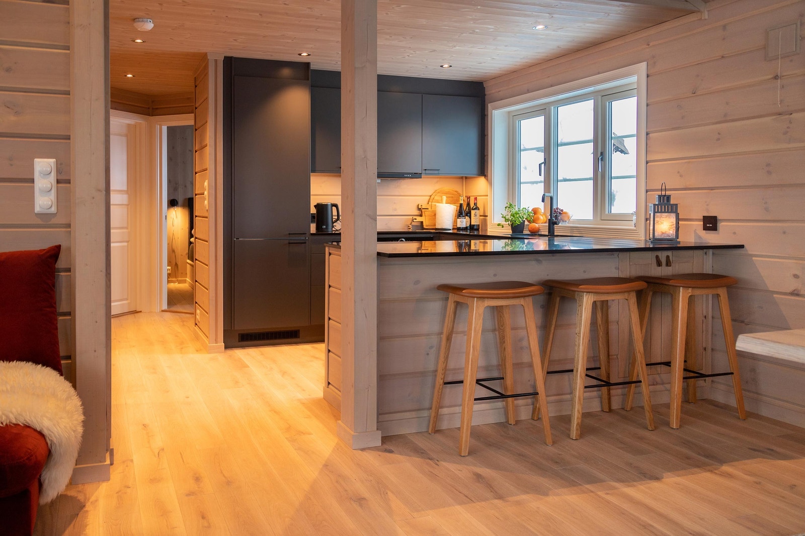 En Skogfiol hytte oppført i Valdres Galleribilde