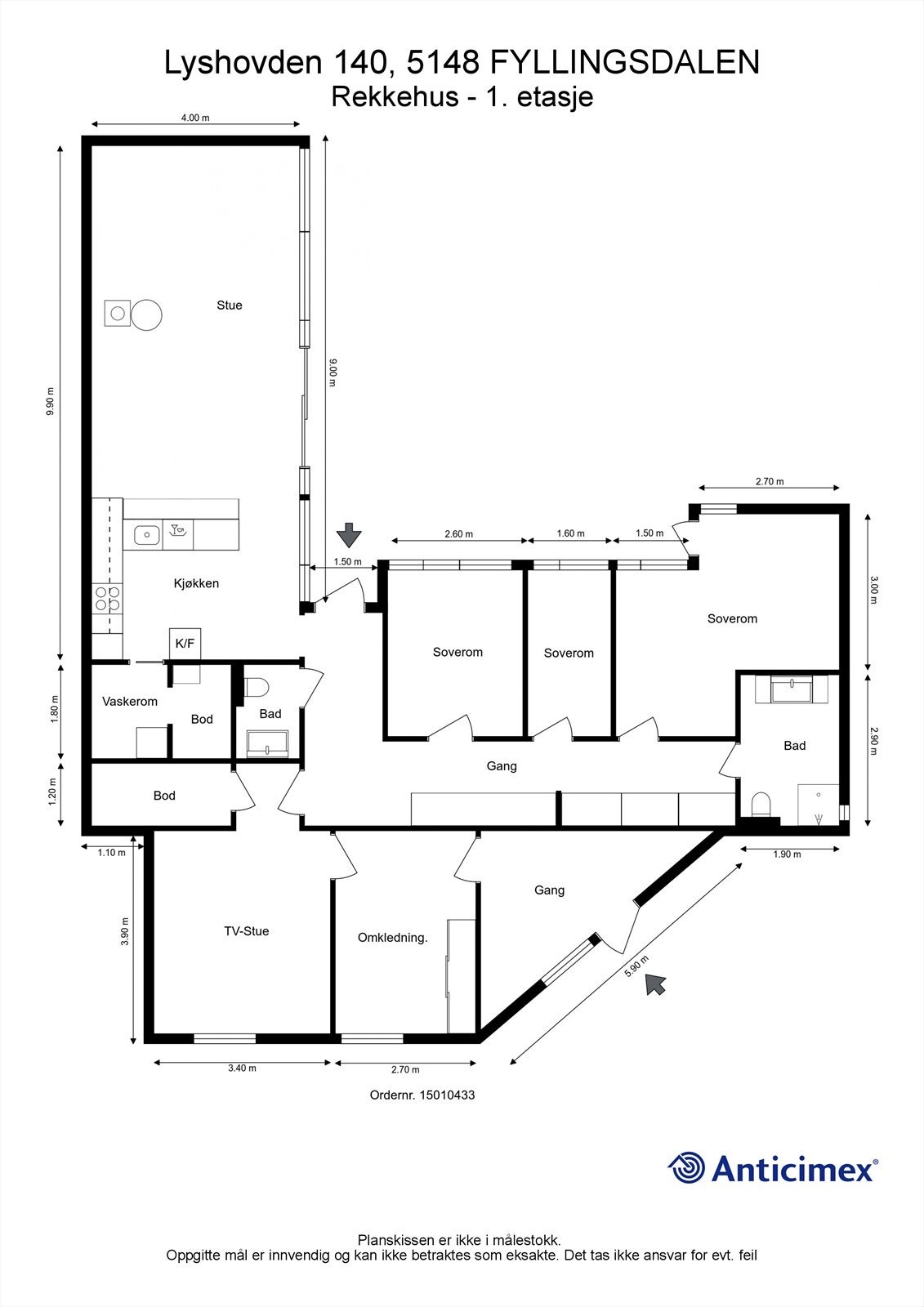 Plantegning Galleribilde