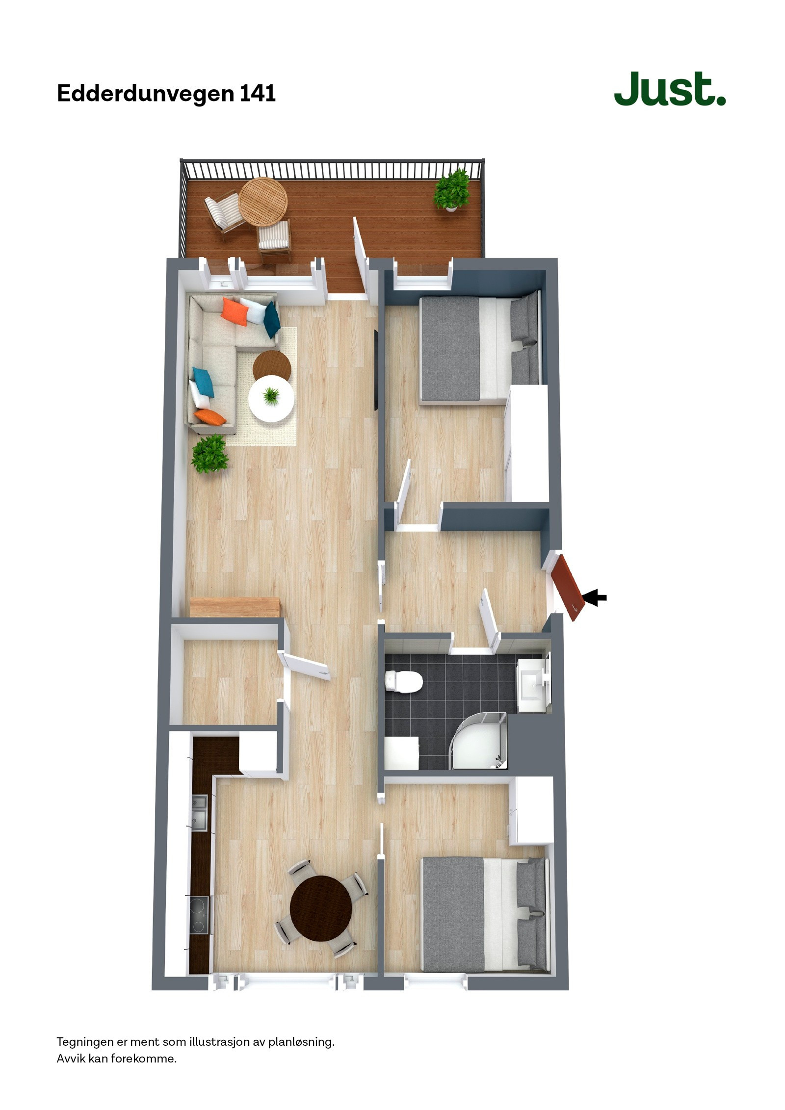 Planskisse 3D