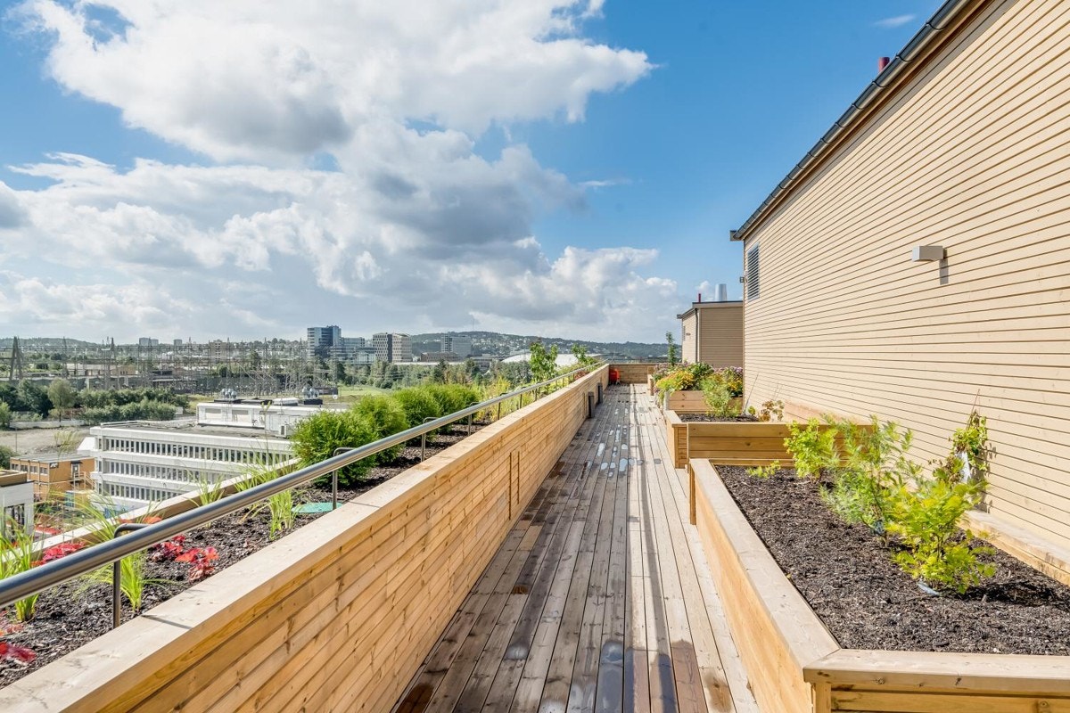 Fra takterrassene har du fin utsikt over Oslo by! Galleribilde