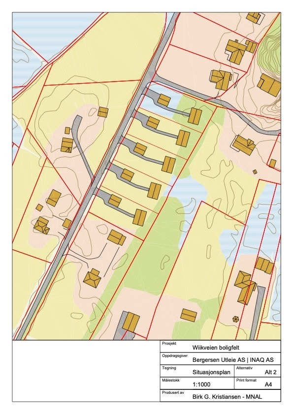 Tomter er planlagt utbygd for mindre eneboliger Galleribilde