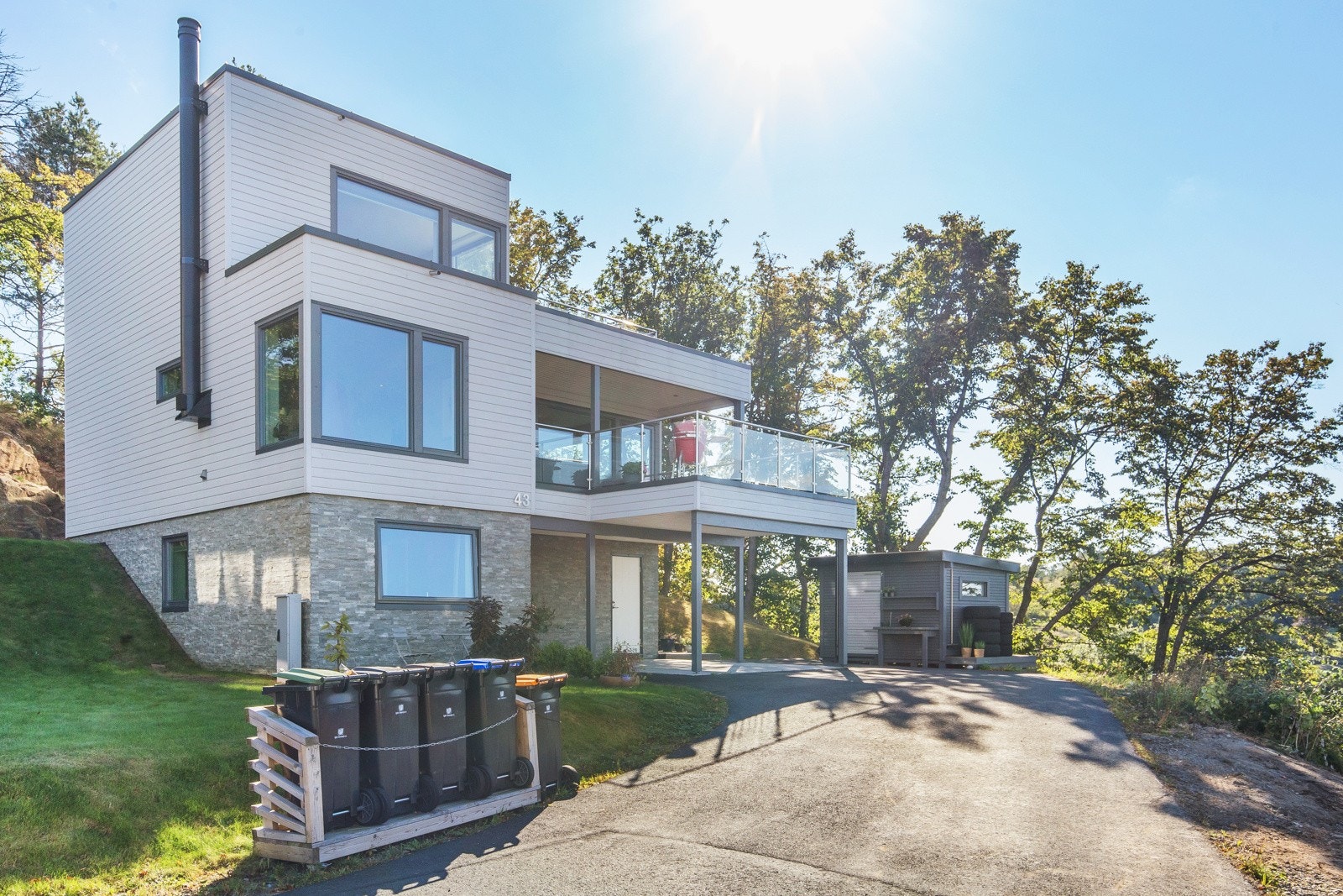 Ligger flott til i enden av blindvei Galleribilde