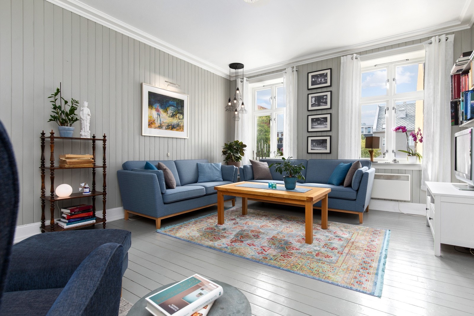 Noen av de andre leilighetene i aksjelaget har satt opp lettvegg her slik at de får to soverom. Praktisk hvis man skal leie ut til medstudenter! Galleribilde