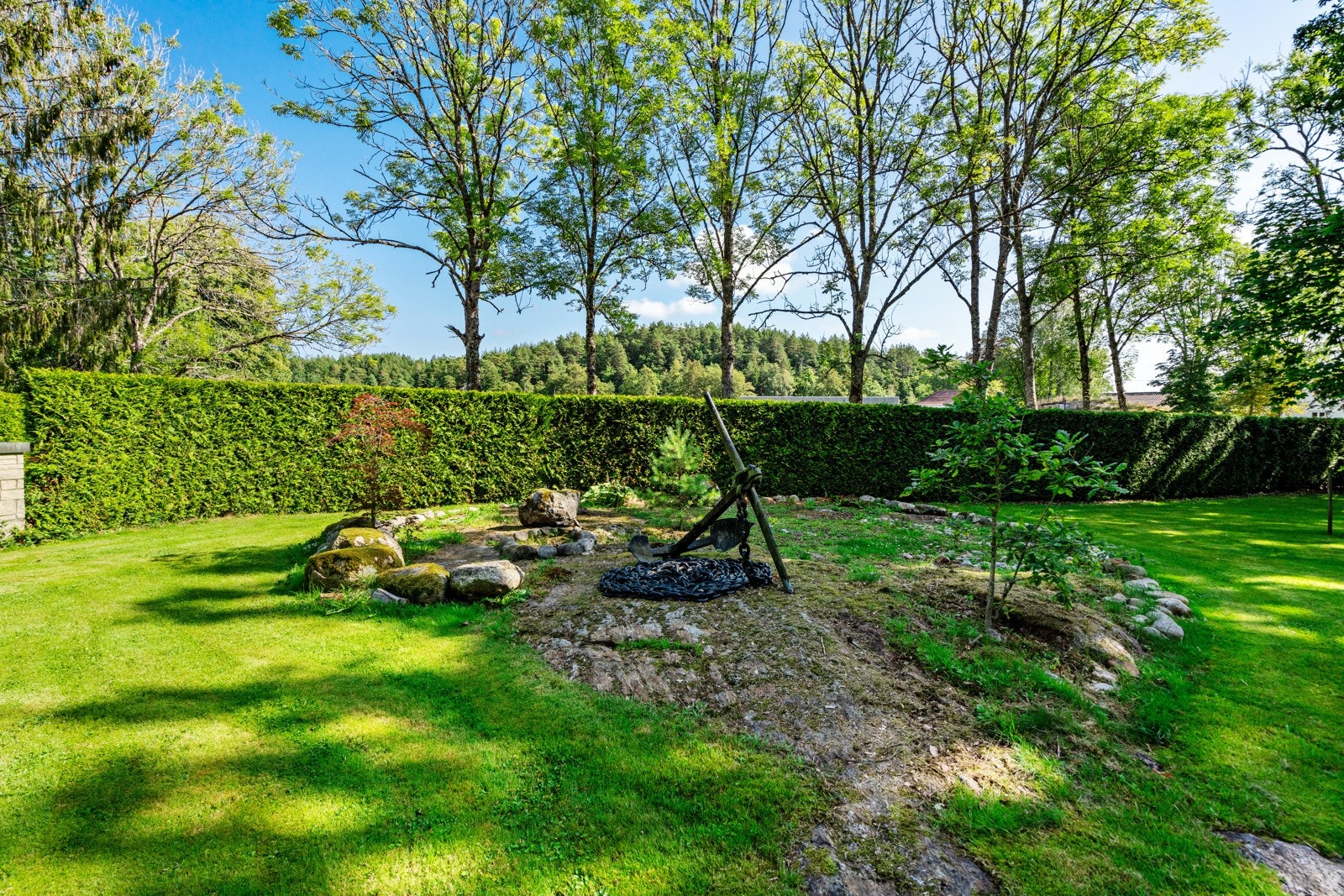 Fra del av den meget flotte hagen Galleribilde