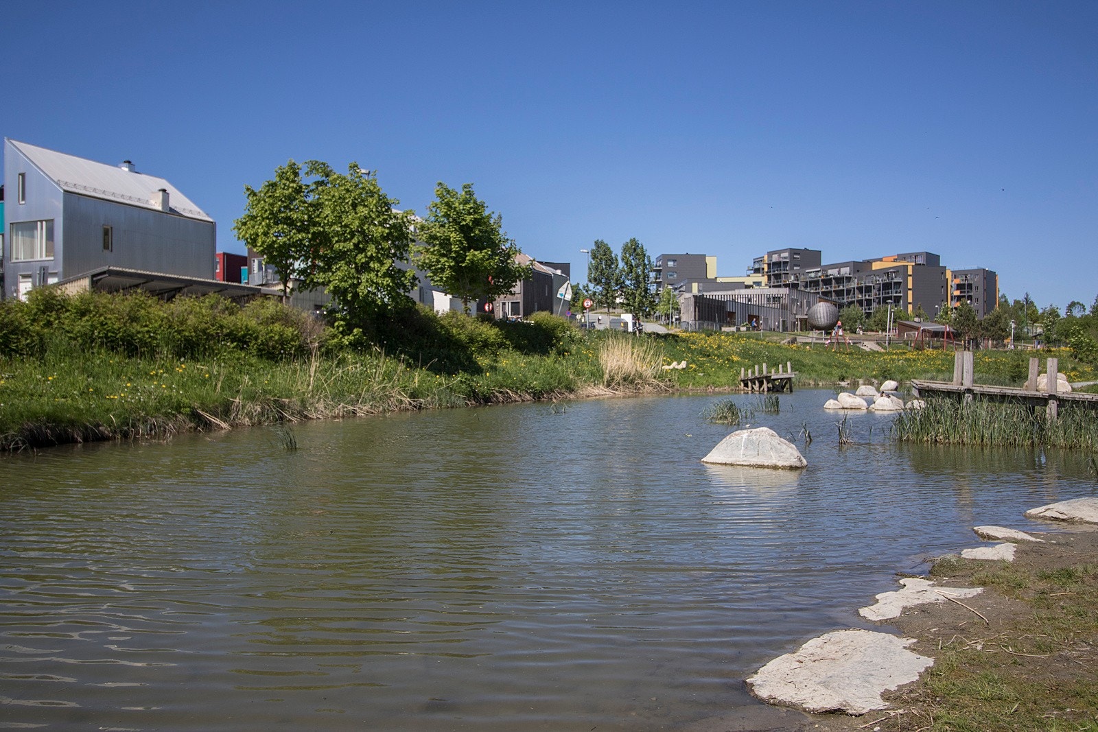 Området rundt er pent opparbeidet Galleribilde