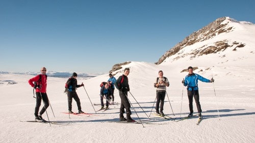 Langrennsløypenettet er knyttet sammen med Kvitfjell og Gålå Galleribilde