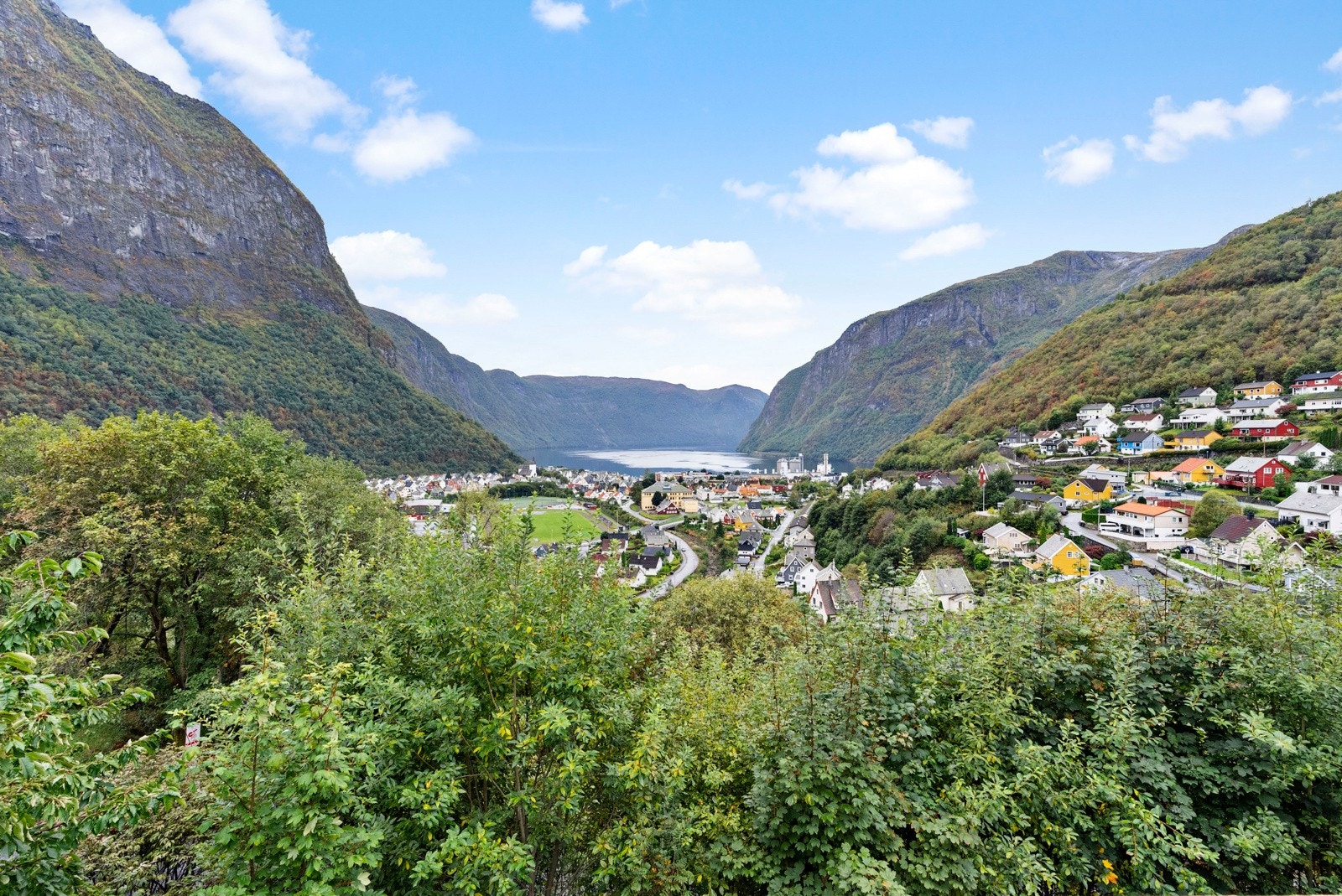 Noe av utsikten fra eiendommen Galleribilde