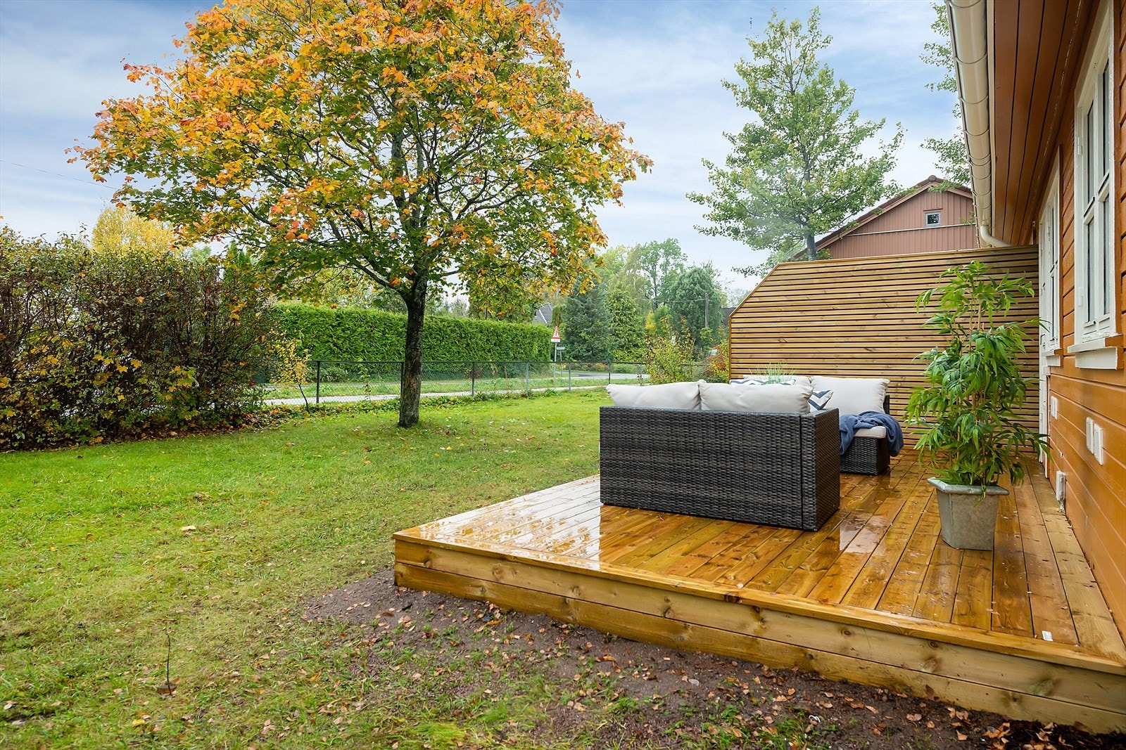 Leiligheten ligger meget gunstig til i sameiet - vestvendt ytterst Galleribilde