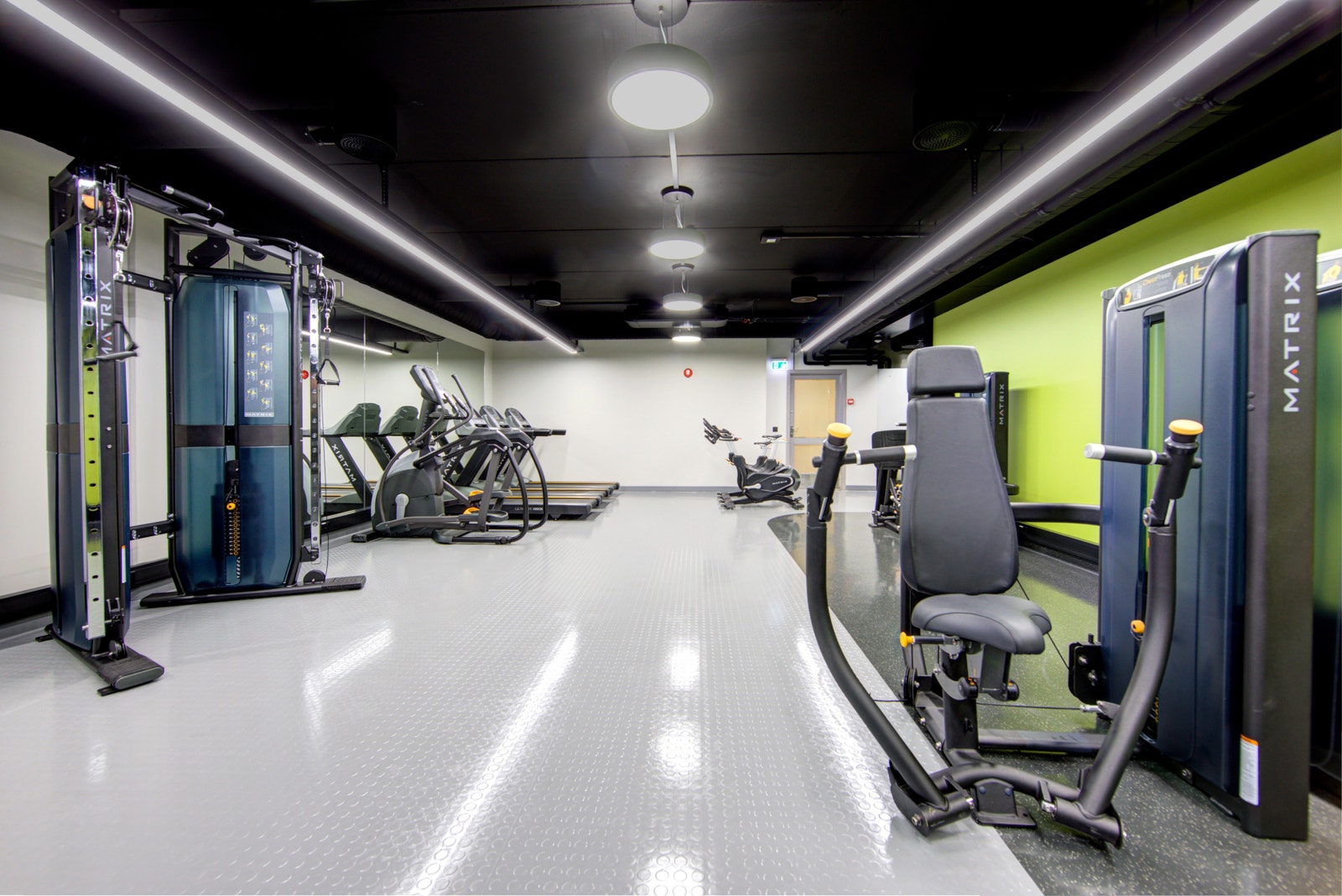 Nyoppusset treningsrom Galleribilde