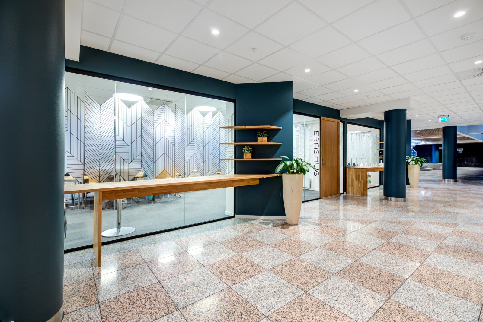 Bygget har et eget konferansesenter drevet av Eurest Galleribilde