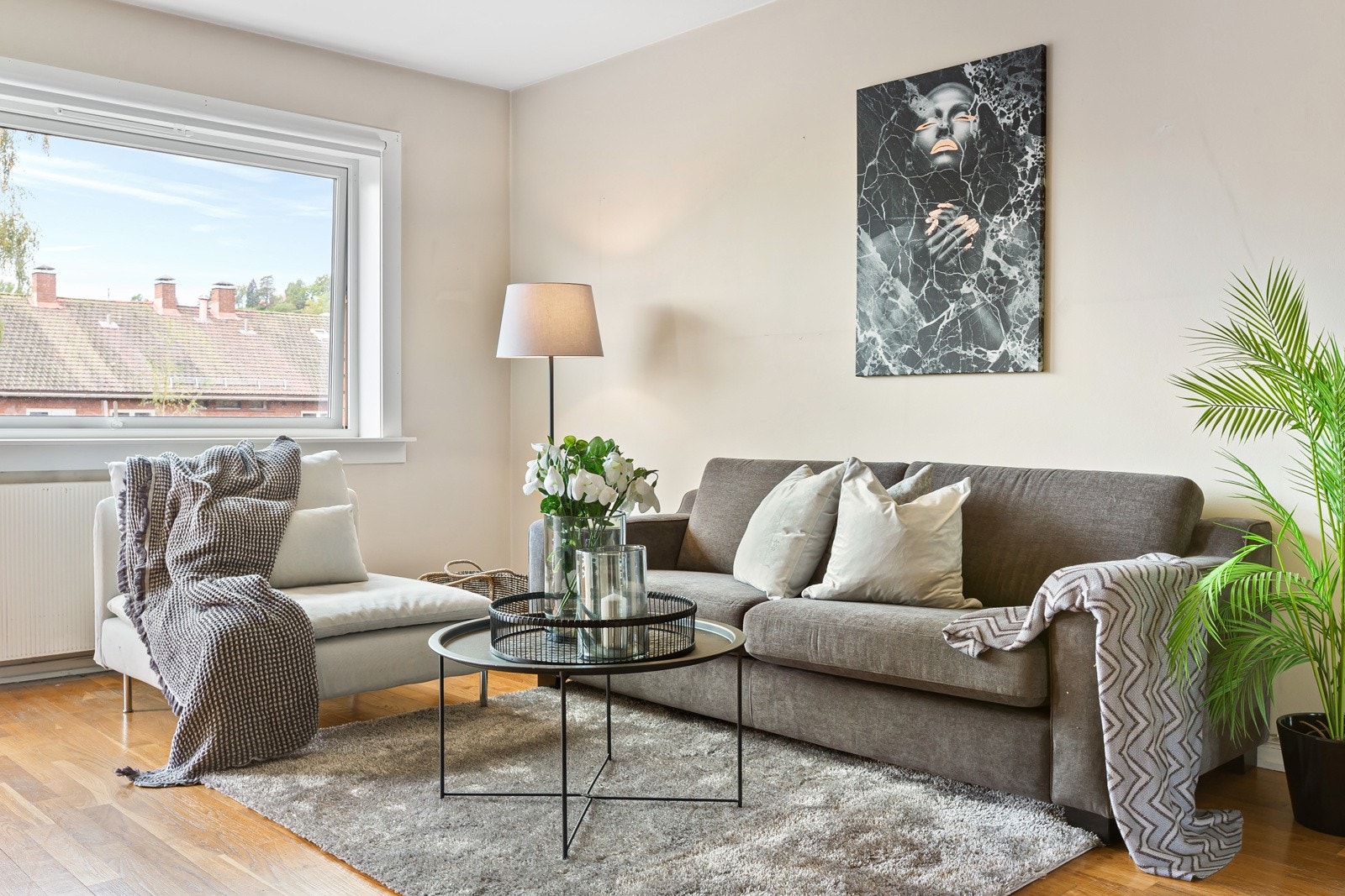 Hyggelig sofahjørne Galleribilde