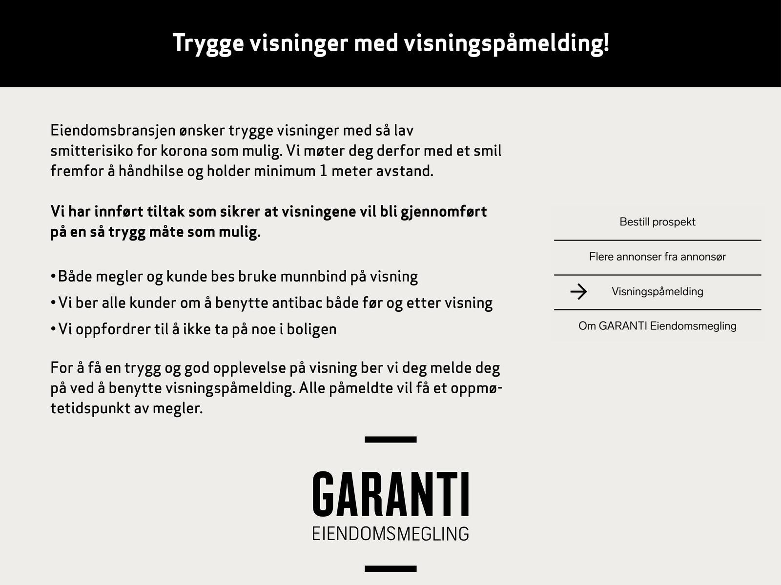 Husk visningspåmelding Galleribilde