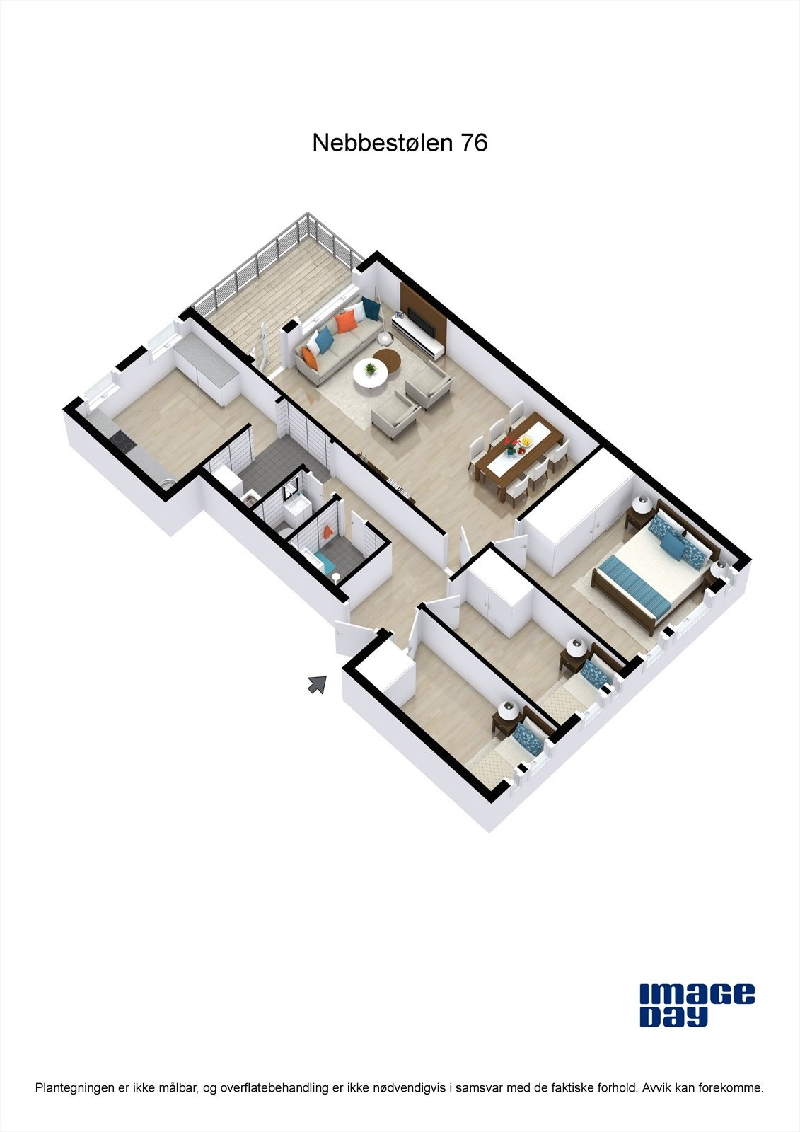 3D - Planskisse Galleribilde