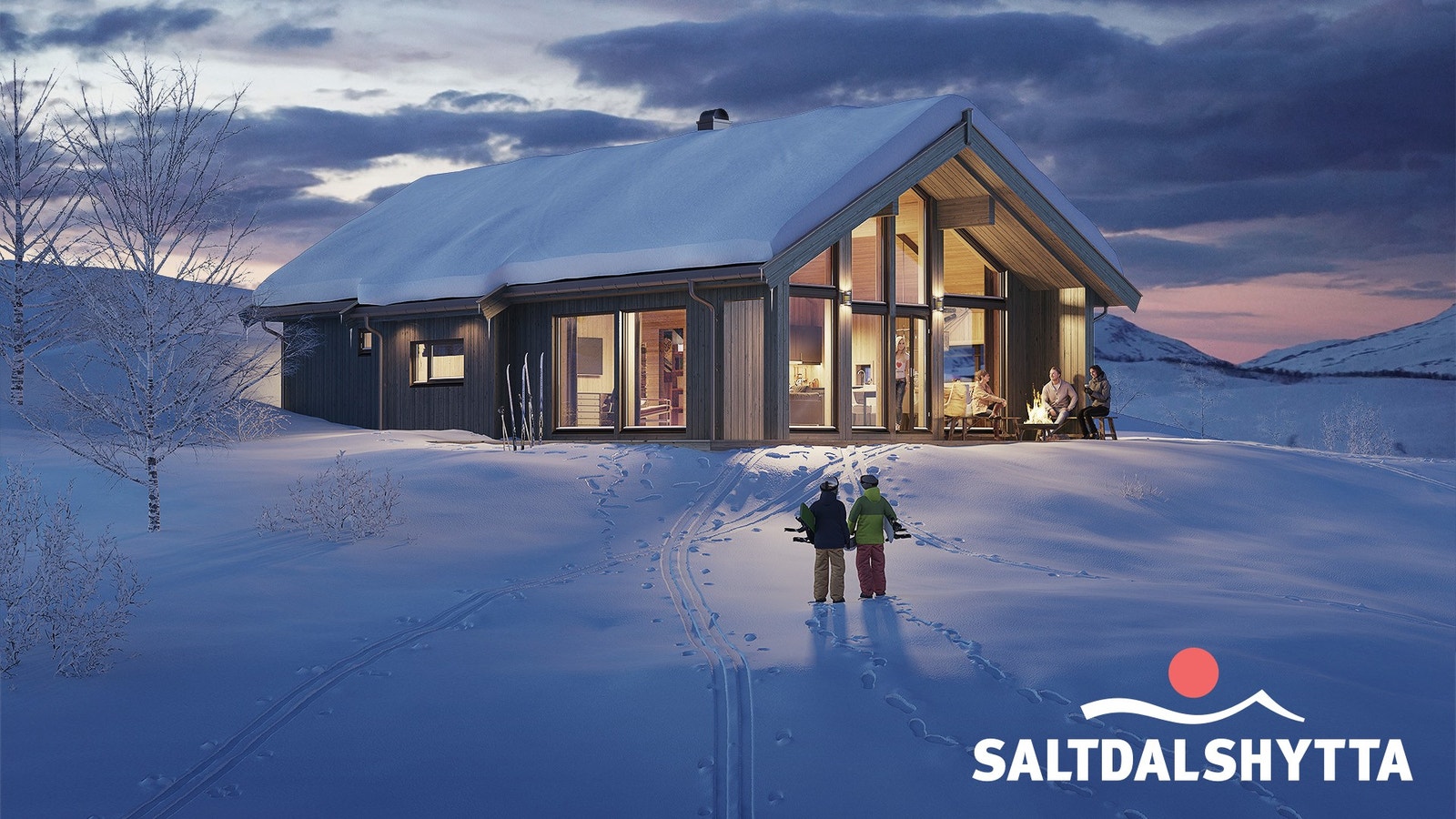 Hytta Eidabu fra Saltdalshytta er perfekt for den aktive familien. Galleribilde