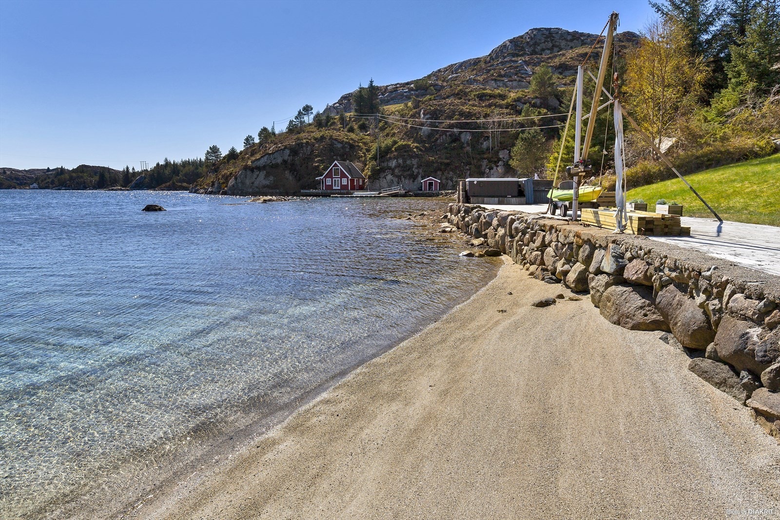 Fin sandstrand Galleribilde