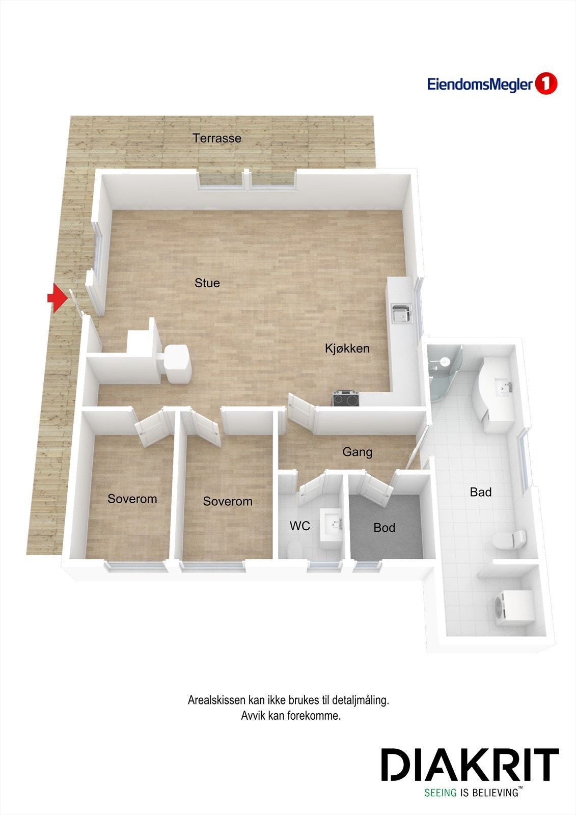 Planskisse Galleribilde