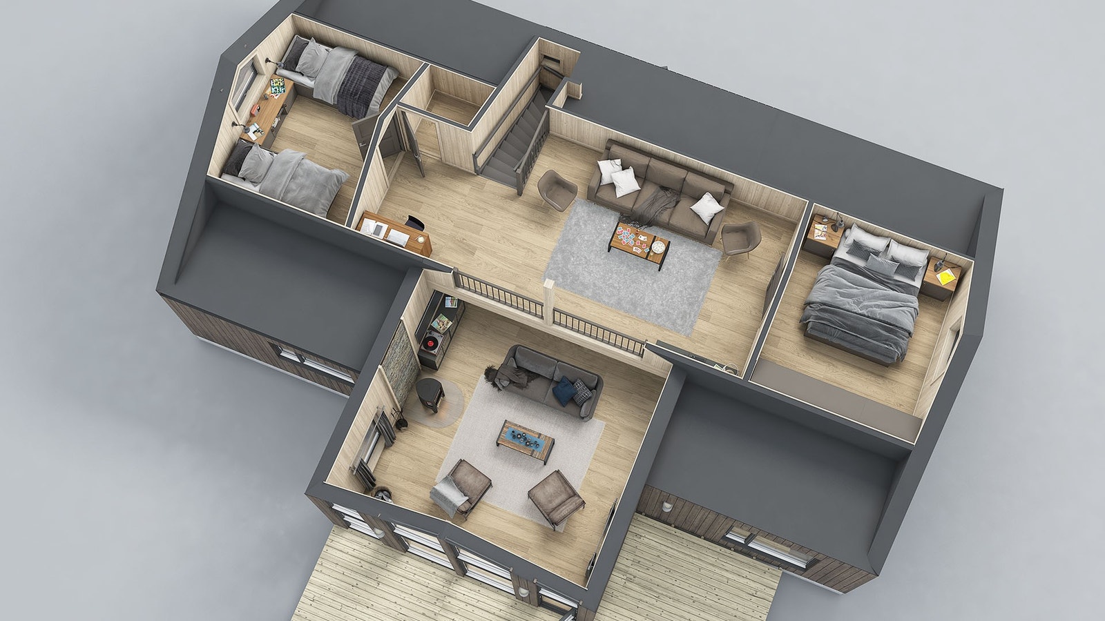 Plantegning av hemsplan for Saltdalshytta Solheim C Galleribilde