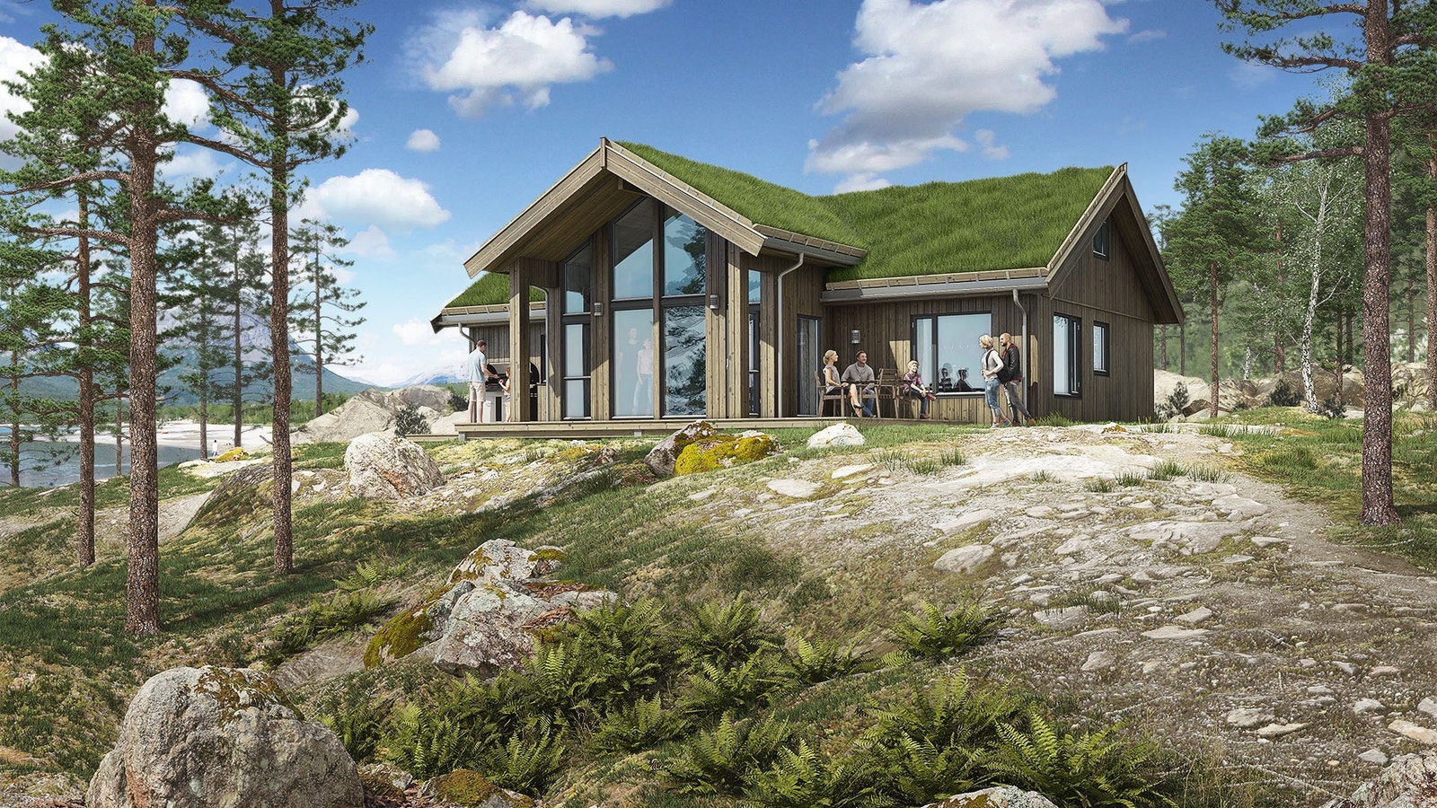 På Øvre Kvamskogan kan man være året rundt! Galleribilde