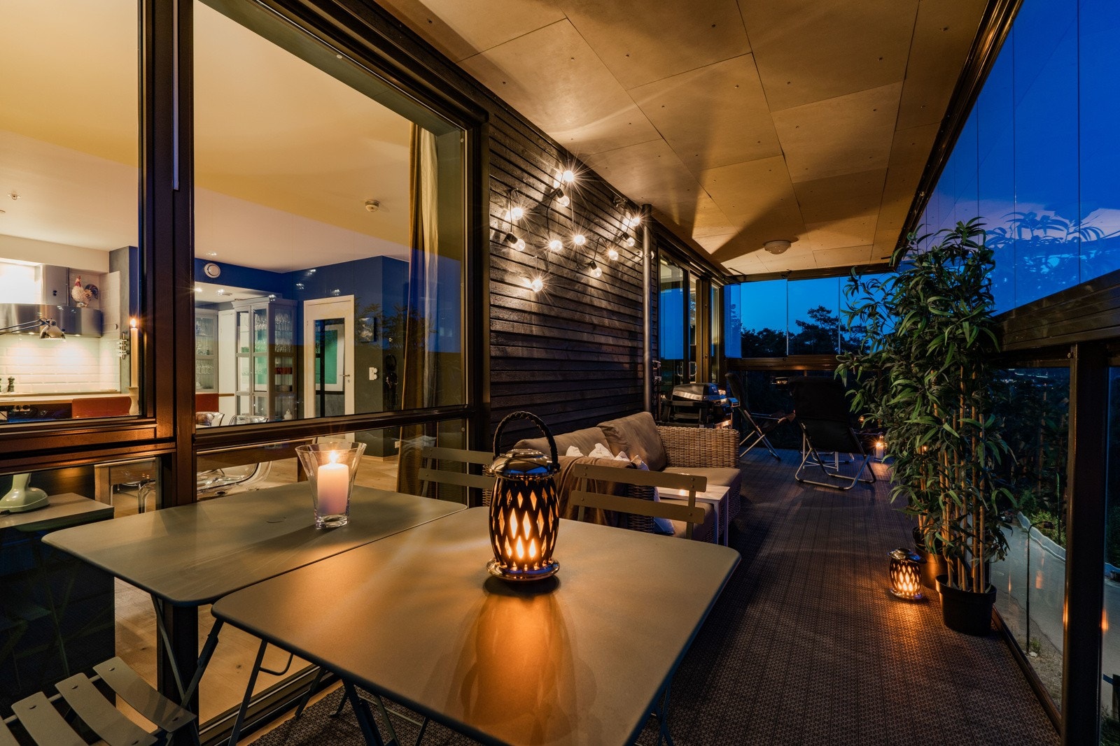 Terrasse med flott utsikt Galleribilde