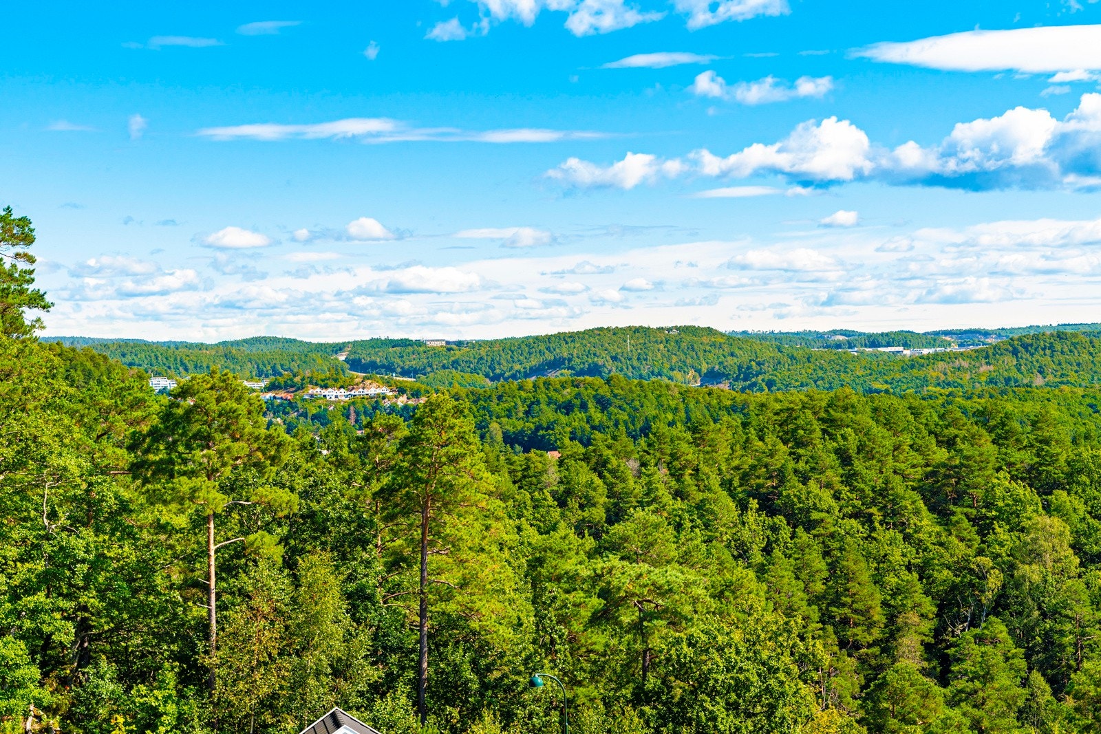 Vid utsikt over området Galleribilde