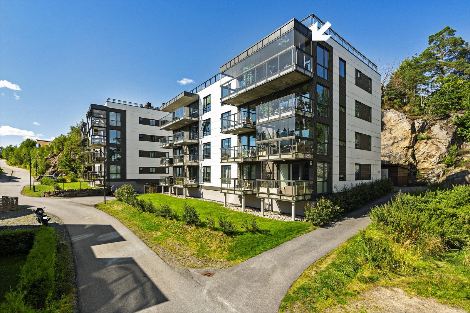 Boligens fasade Galleribilde