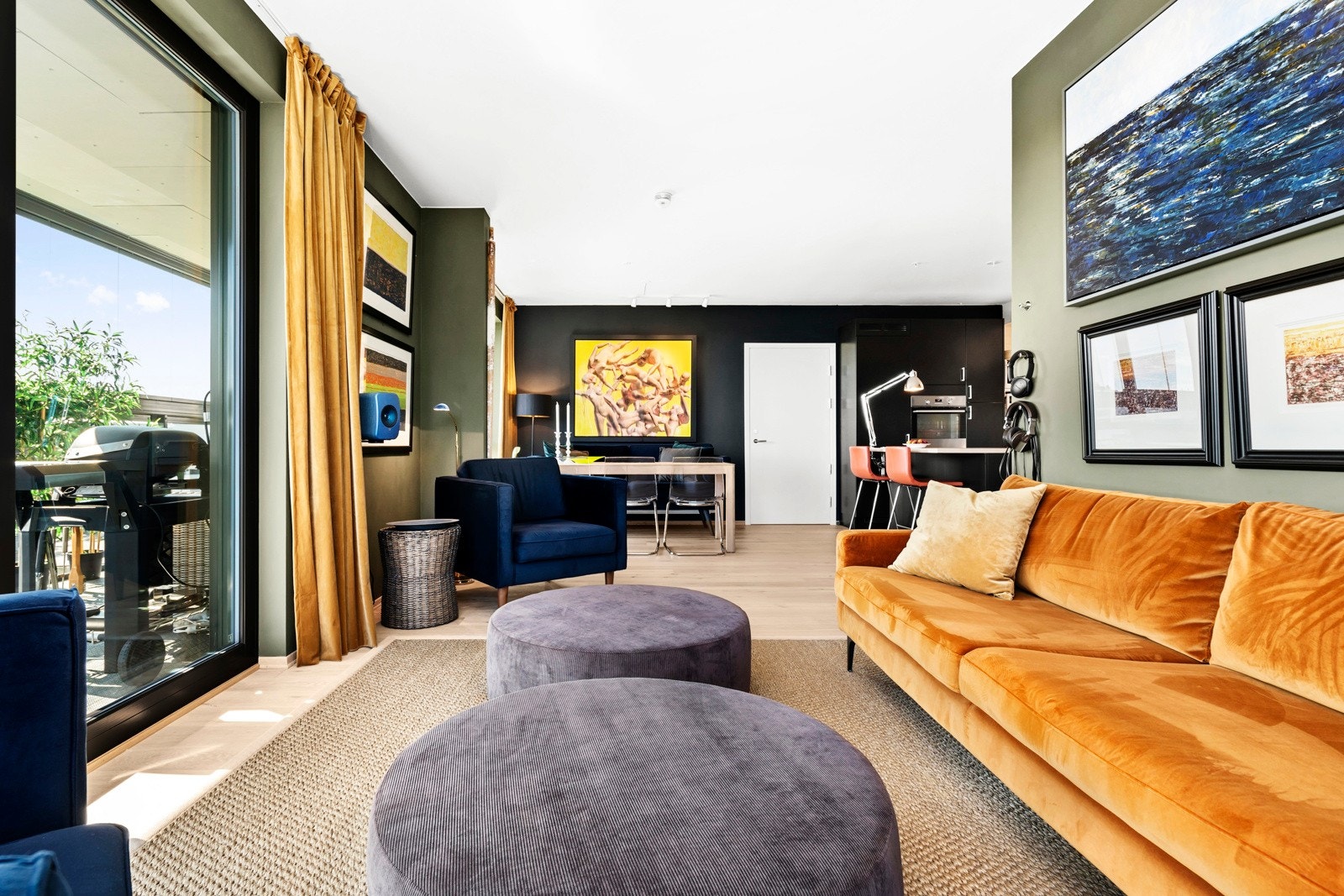 Stue og spisestue Galleribilde