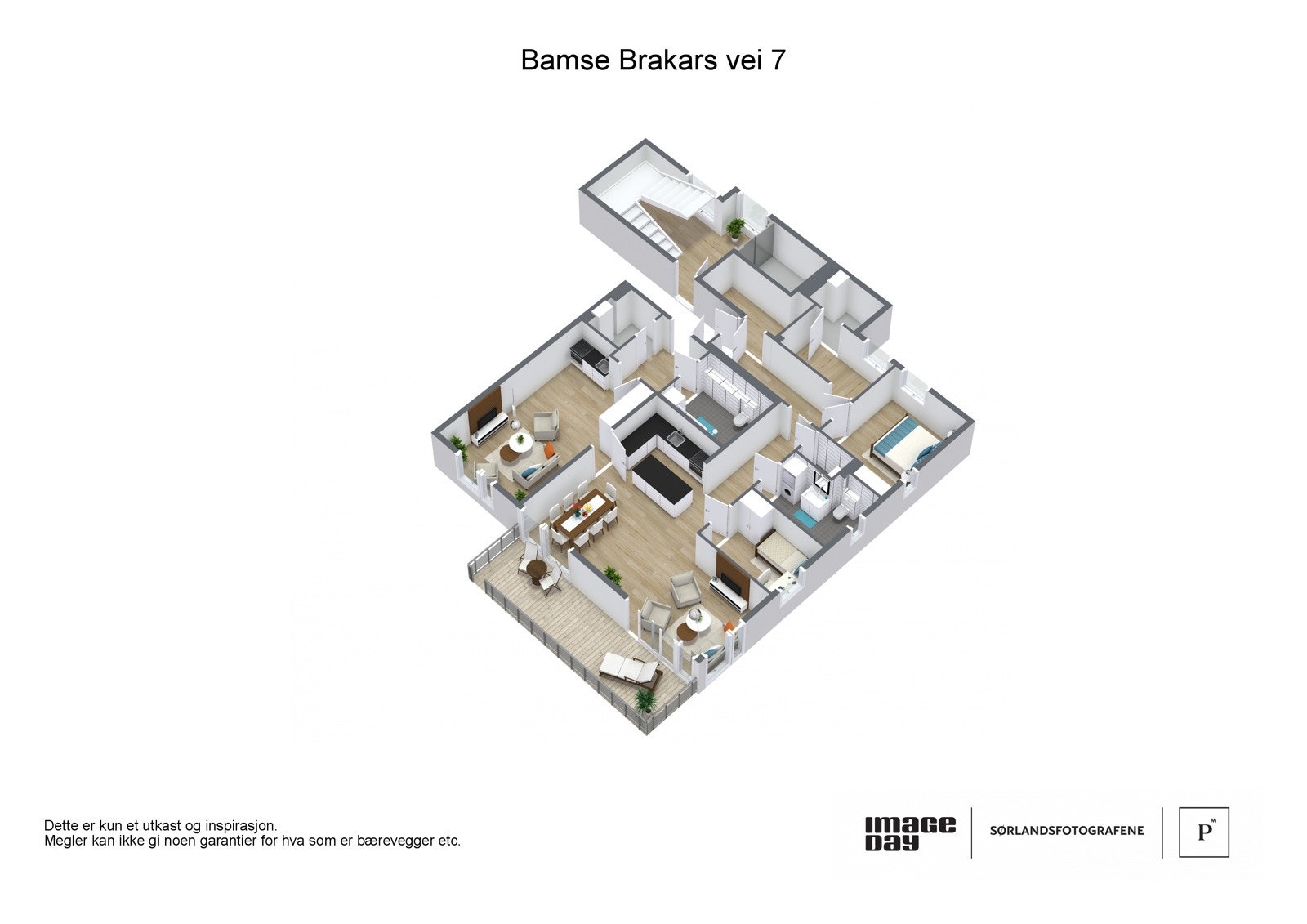 3d-tegning Galleribilde