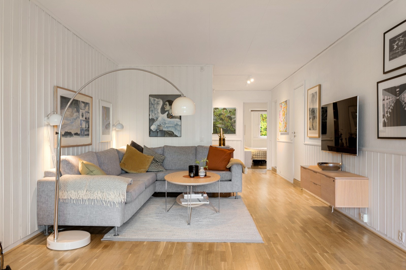 Gjennomgående og familievennlig 4-roms leilighet. Galleribilde