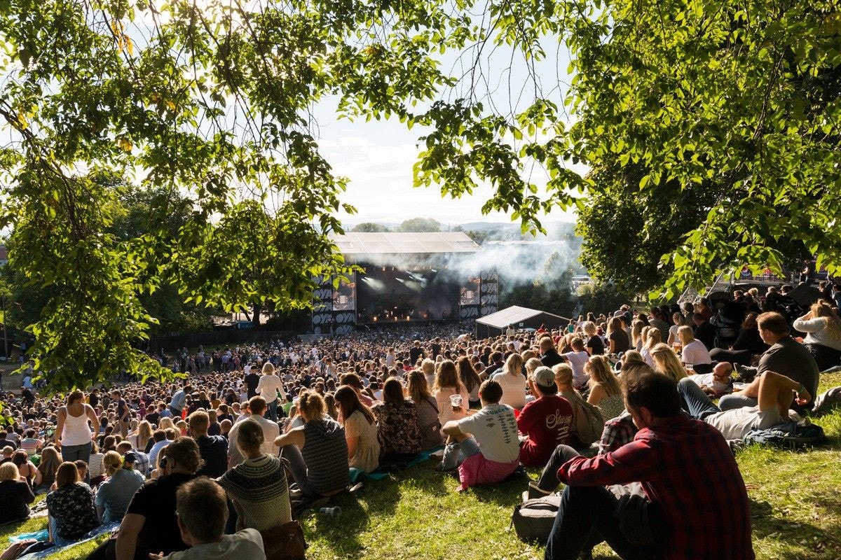 Øyafestivalen arrangeres årlig i Tøyenparken. Galleribilde