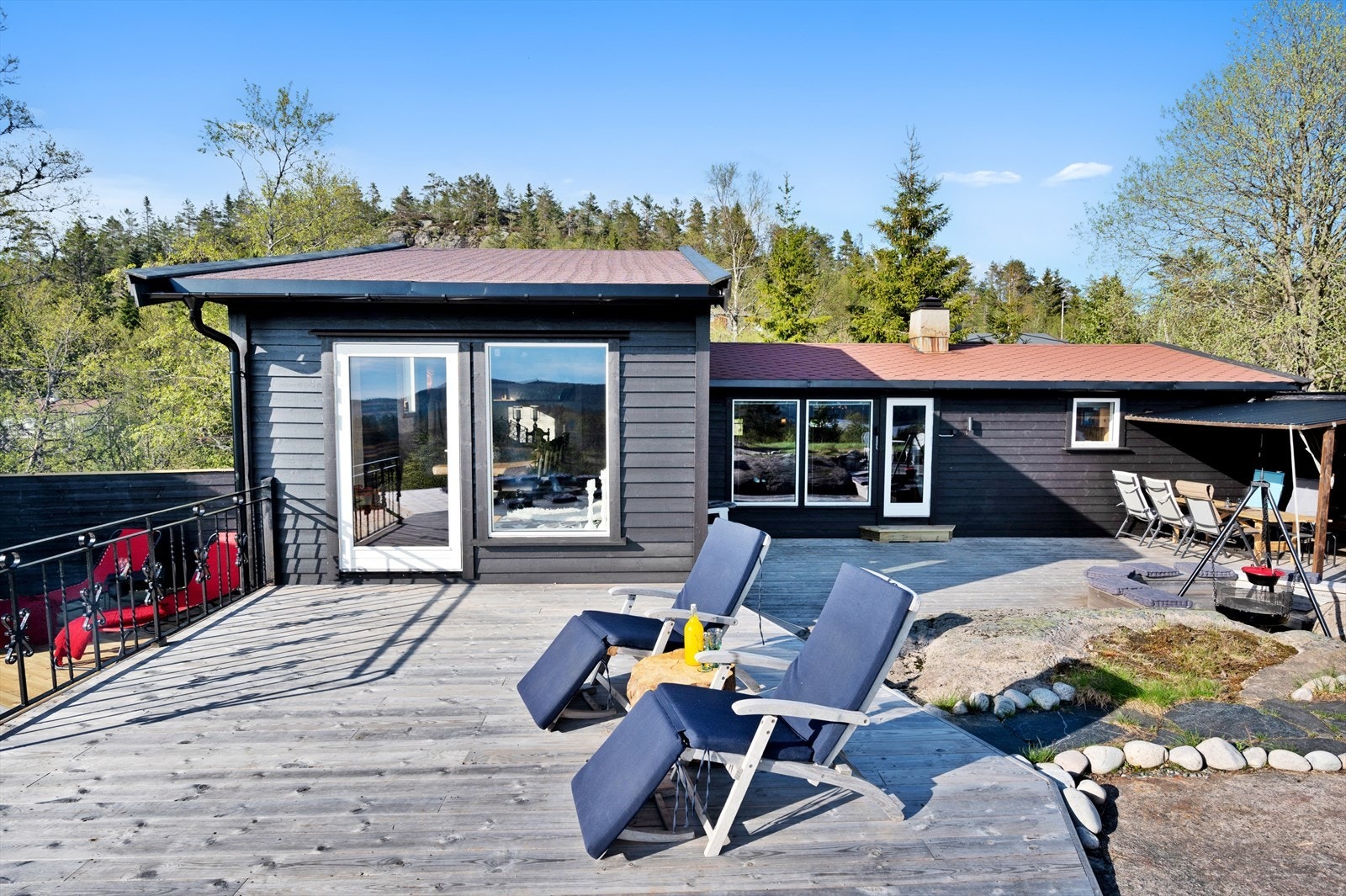 Usjenert terrasse Galleribilde