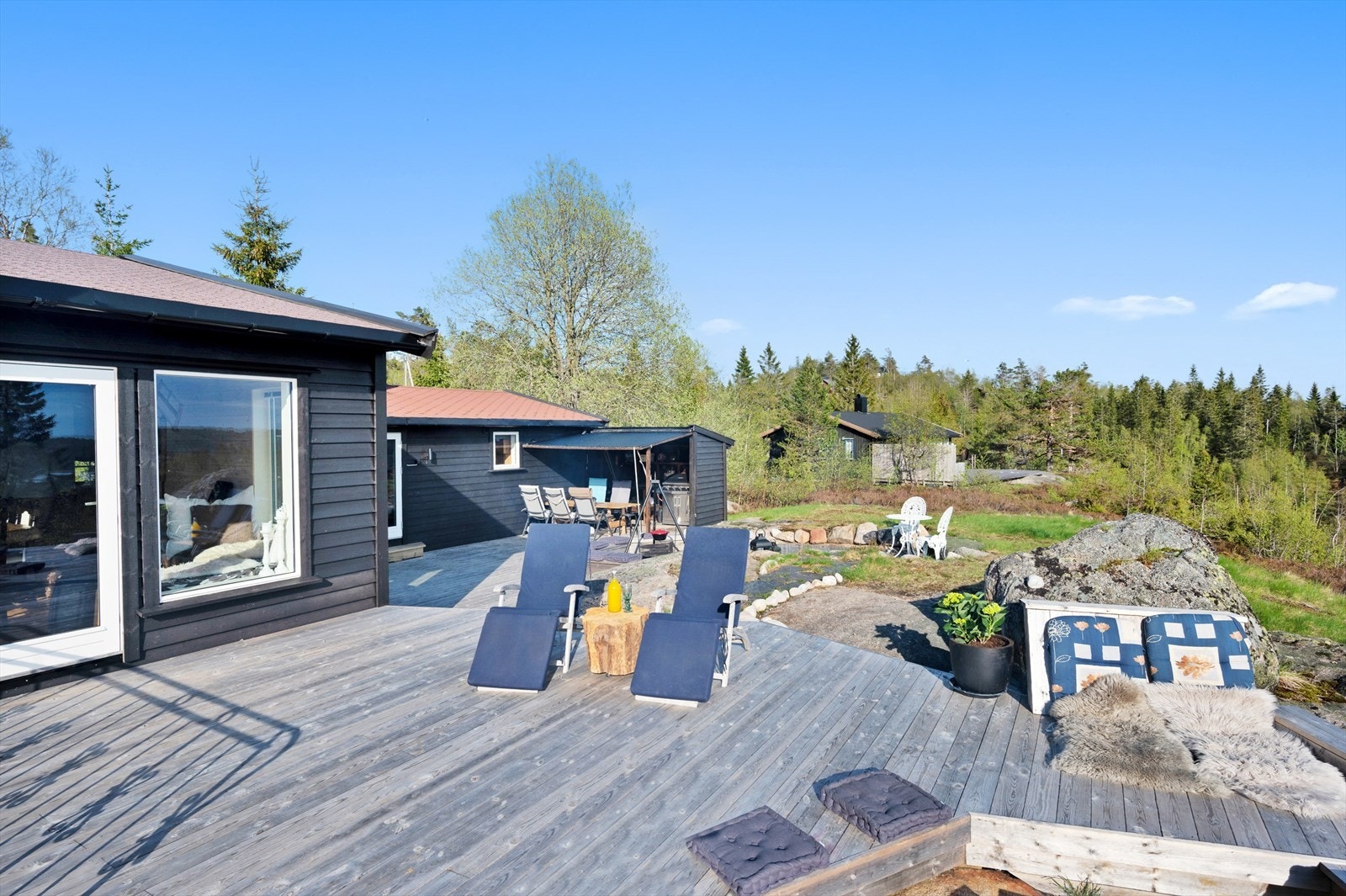 Solrik terrasse Galleribilde