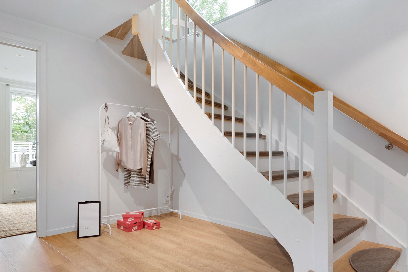 Trappeløpet mellom etasjene Galleribilde