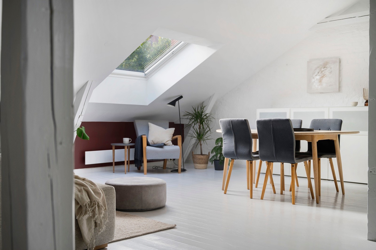 Inviter venner og bekjente til nydelige måltider i boligen og muligheten til å spasere rundt i grønne lunger på Torshov. Galleribilde