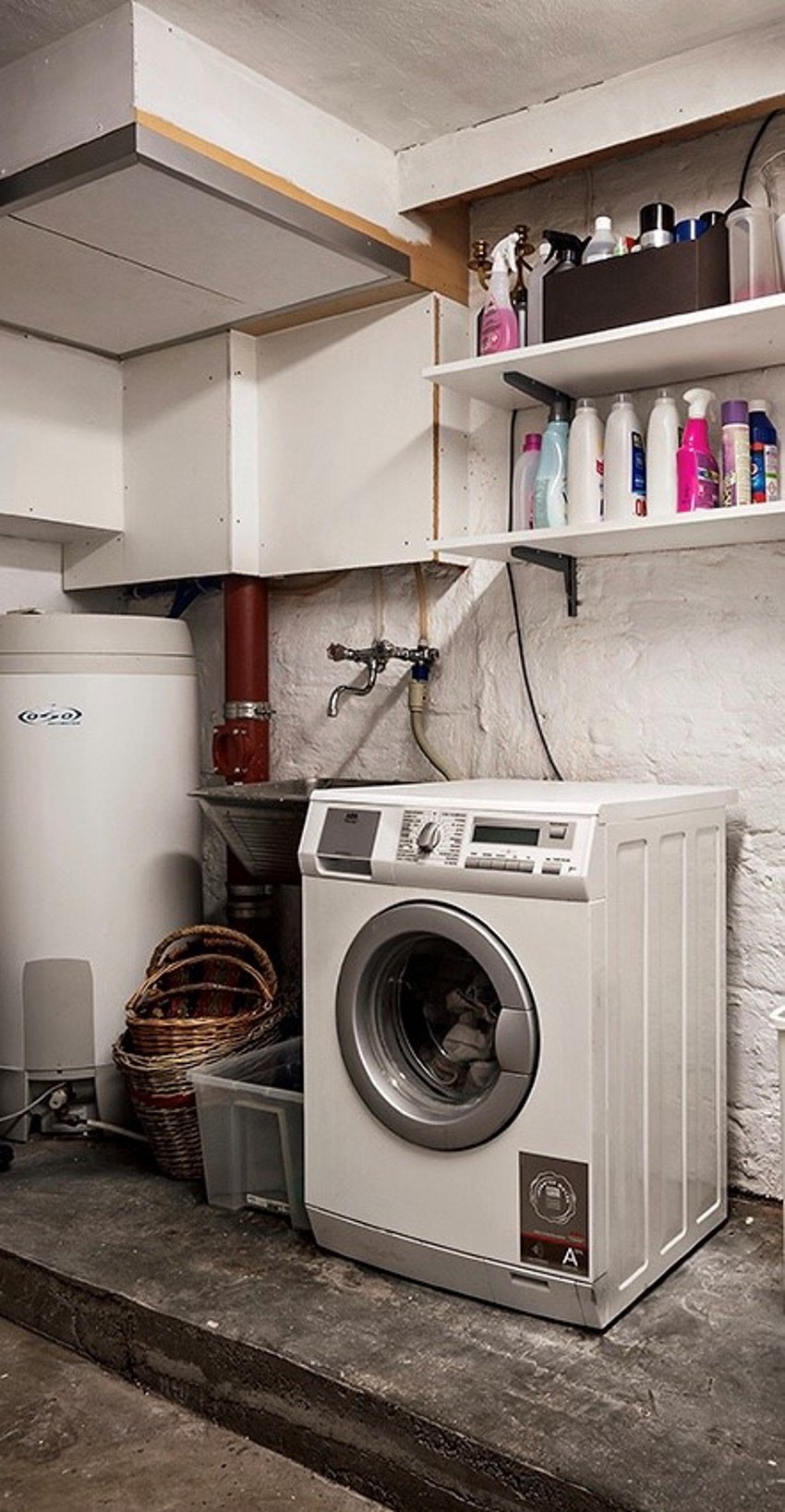 Vaskerommet er lokalisert i kjeller og er på ca. 9kvm. Galleribilde