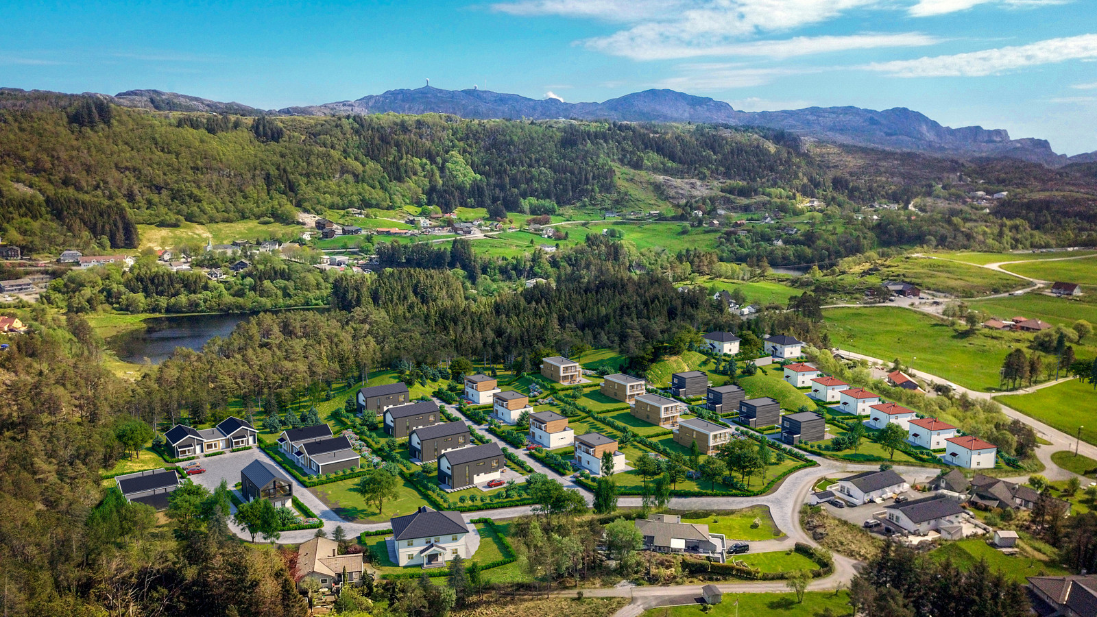 Velkommen til Hjortefaret Boligfelt på Fjell i Nye Øygarden kommune.