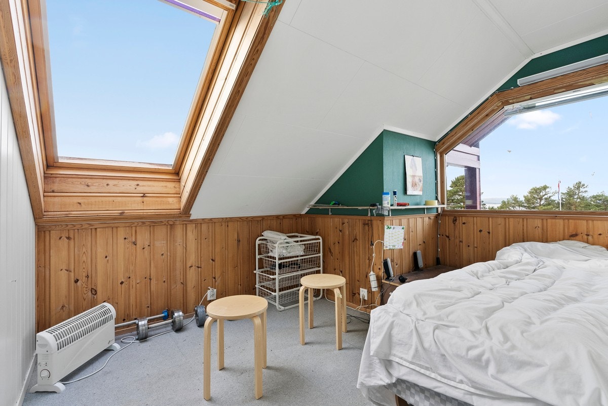 Soverom på loft Galleribilde