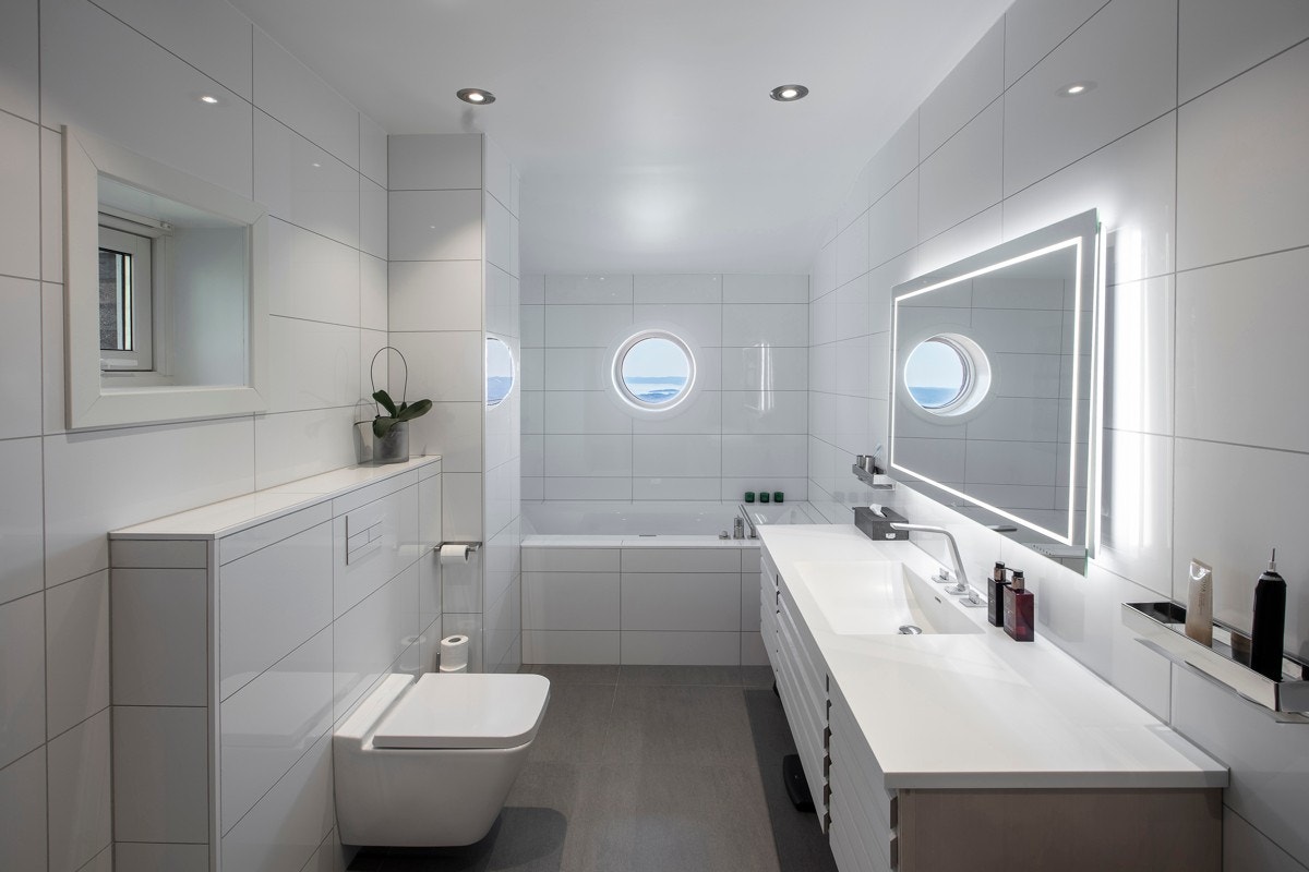 Nytt lekkert masterbad Galleribilde