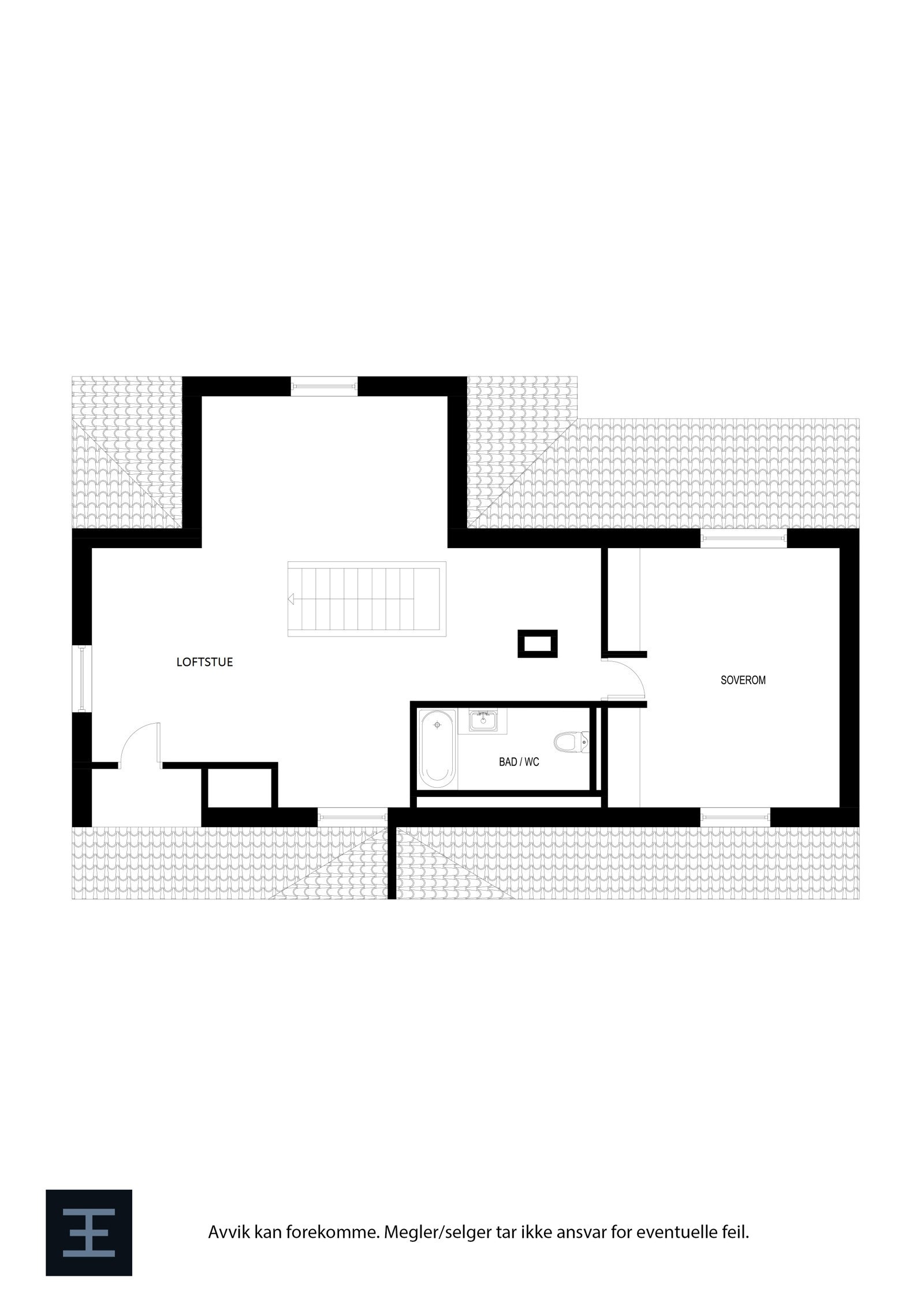 Plantegning hems. Galleribilde