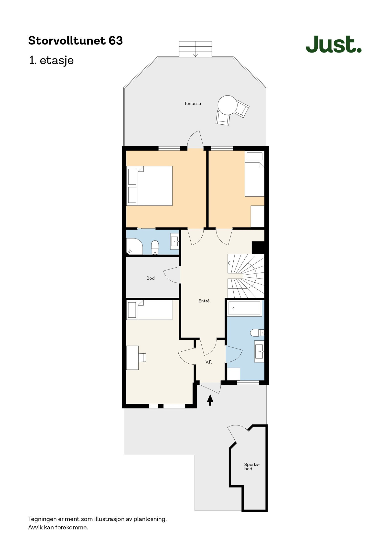Planskisse 1. etg.