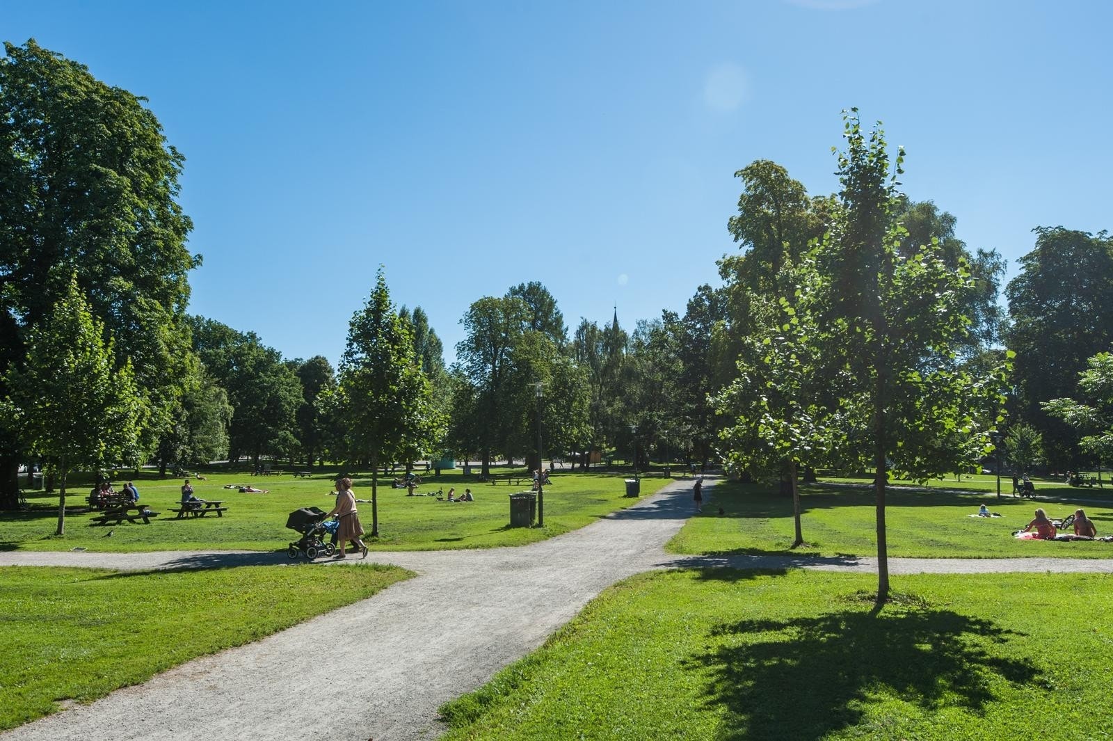 Sofienbergsparken er kun er kort spasertur unna Galleribilde