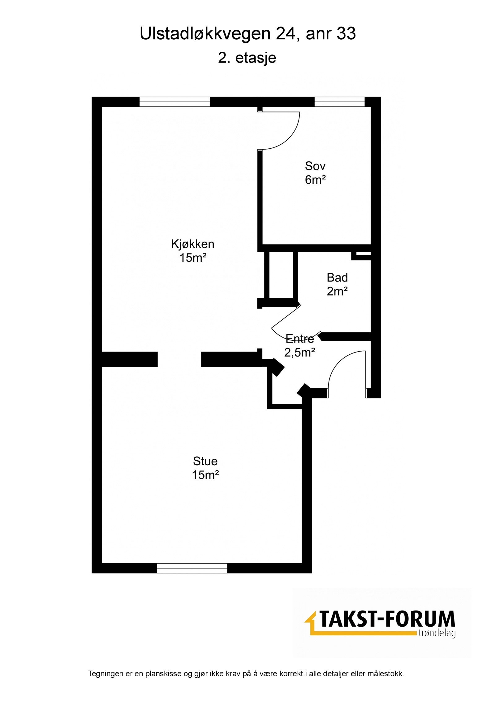 Planskisse Galleribilde