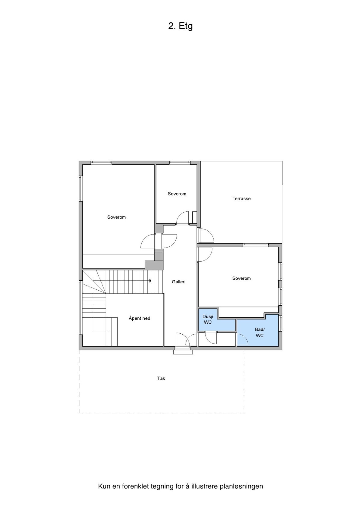 2. Etasje Galleribilde