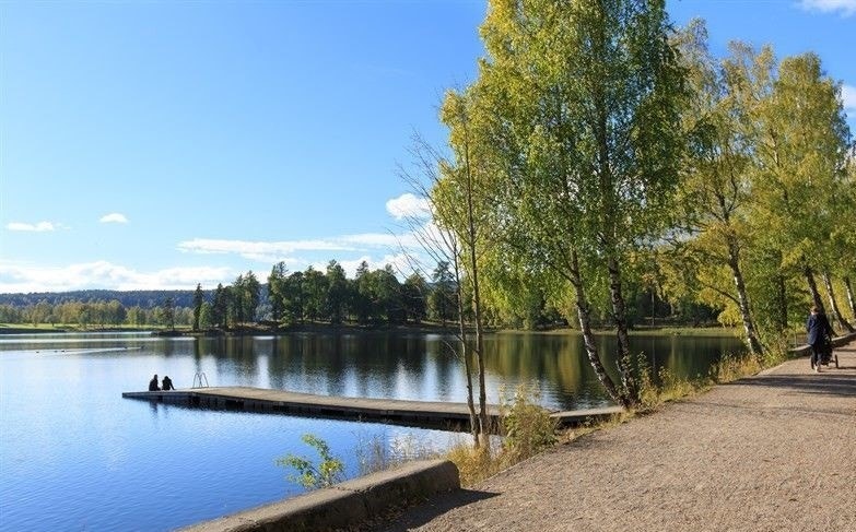 Bogstadvannet tilbyr flotte turmuligheter året rundt. Galleribilde
