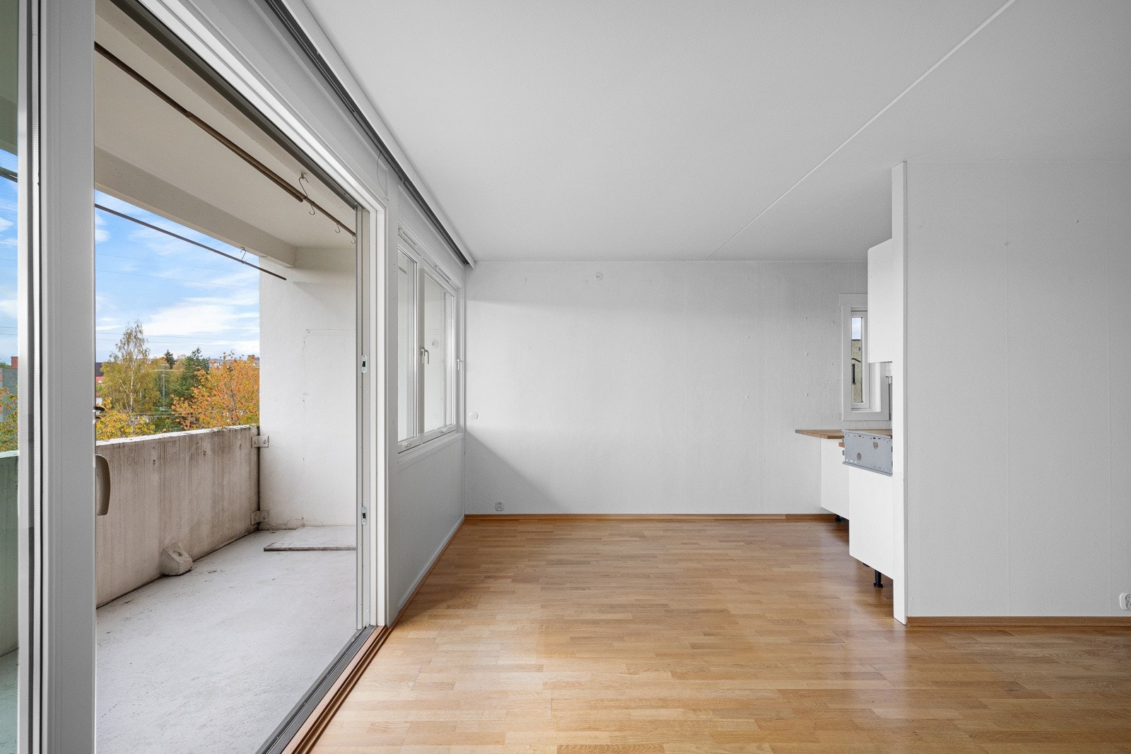 Stor skyvedør til balkong Galleribilde