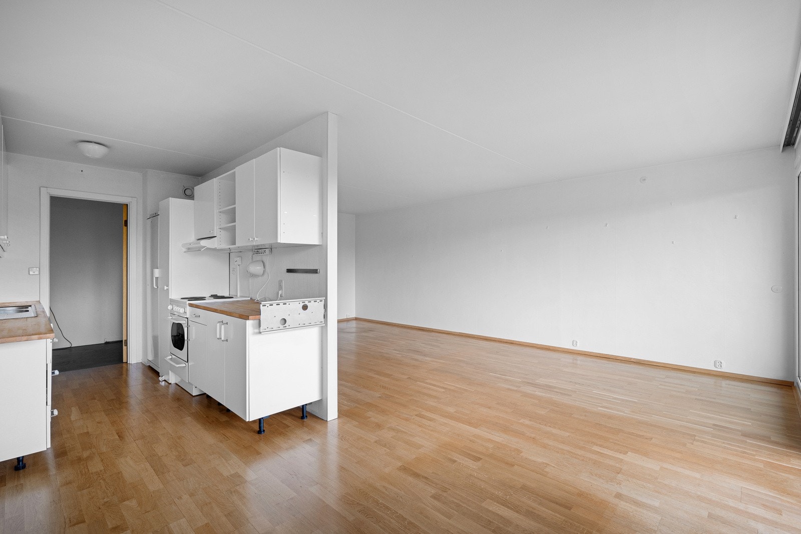 Leiligheten har fleksible innredningsmuligheter og kan tilpasses ulike behov Galleribilde