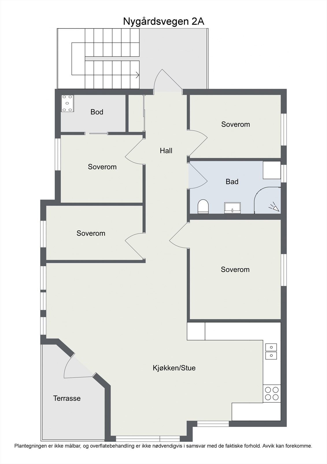 Planskisse Galleribilde