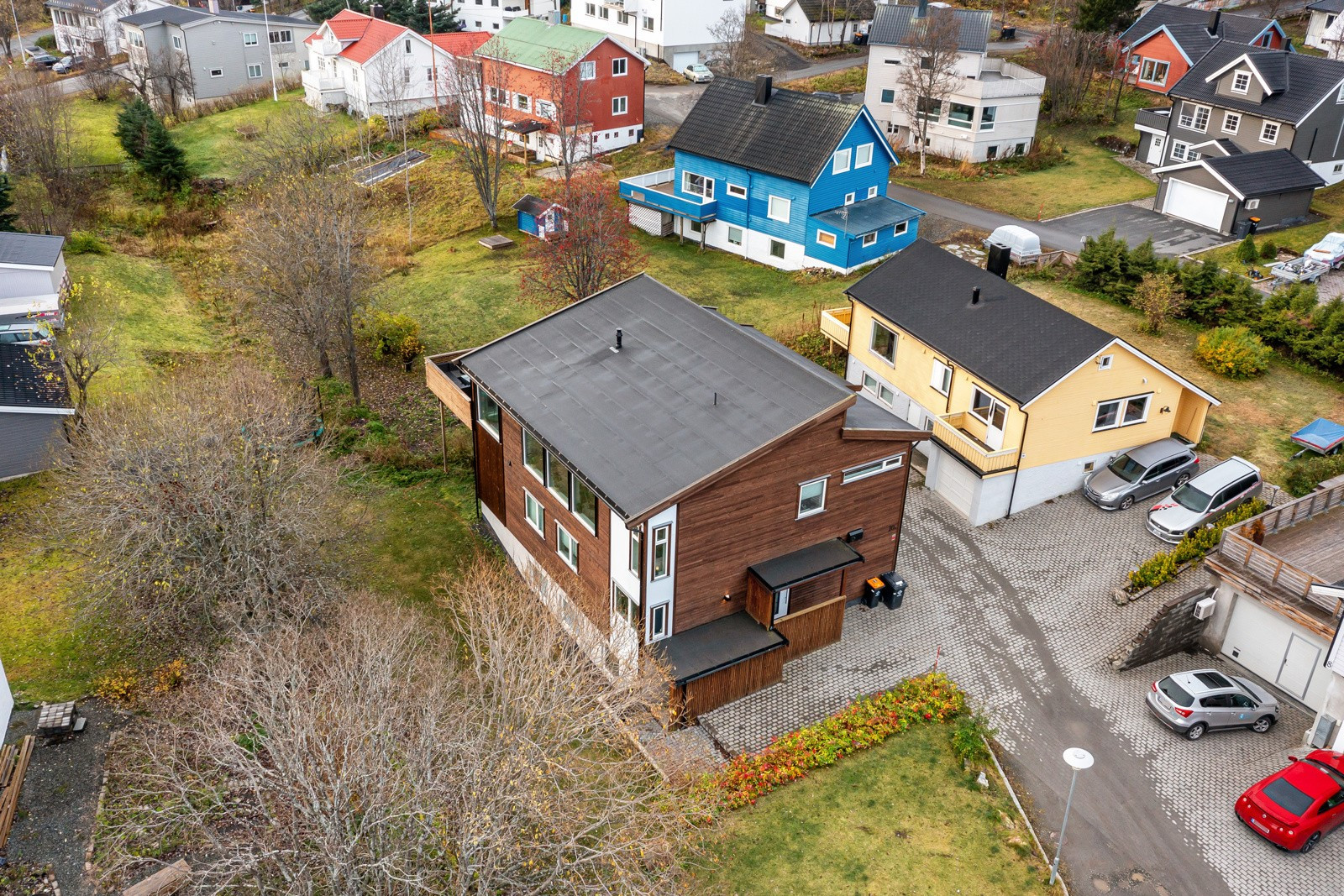 Dronefoto fasade