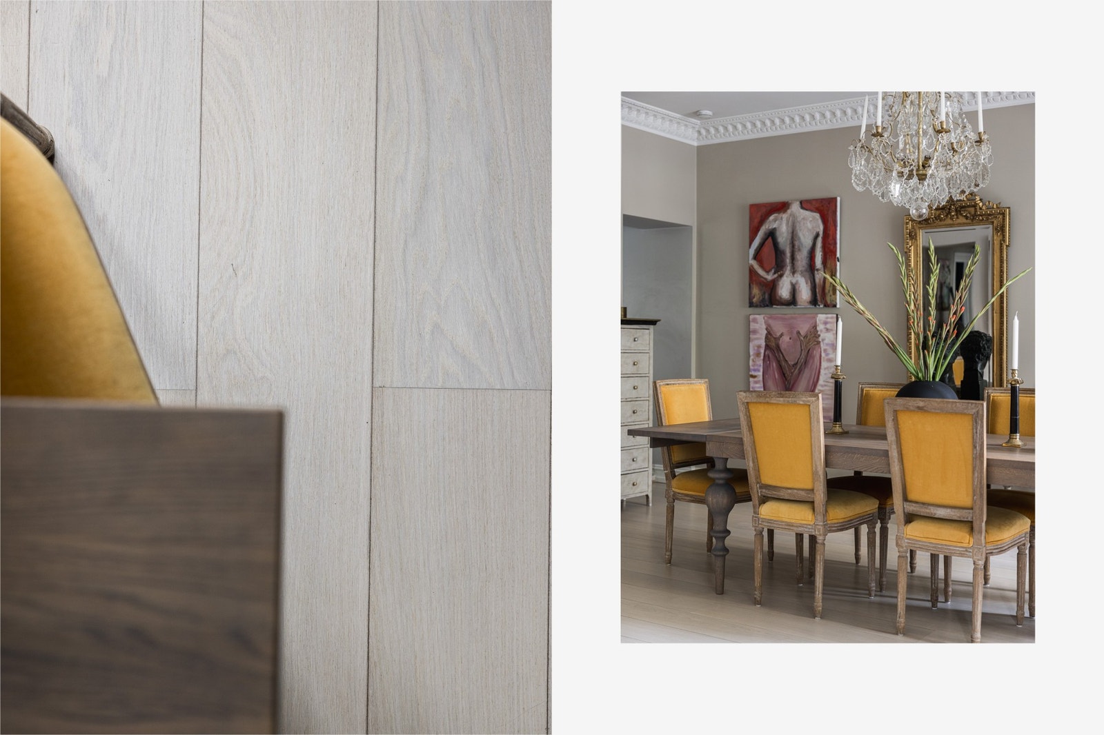 Nyere 1-stavs parkett av typen "Cotton". Galleribilde